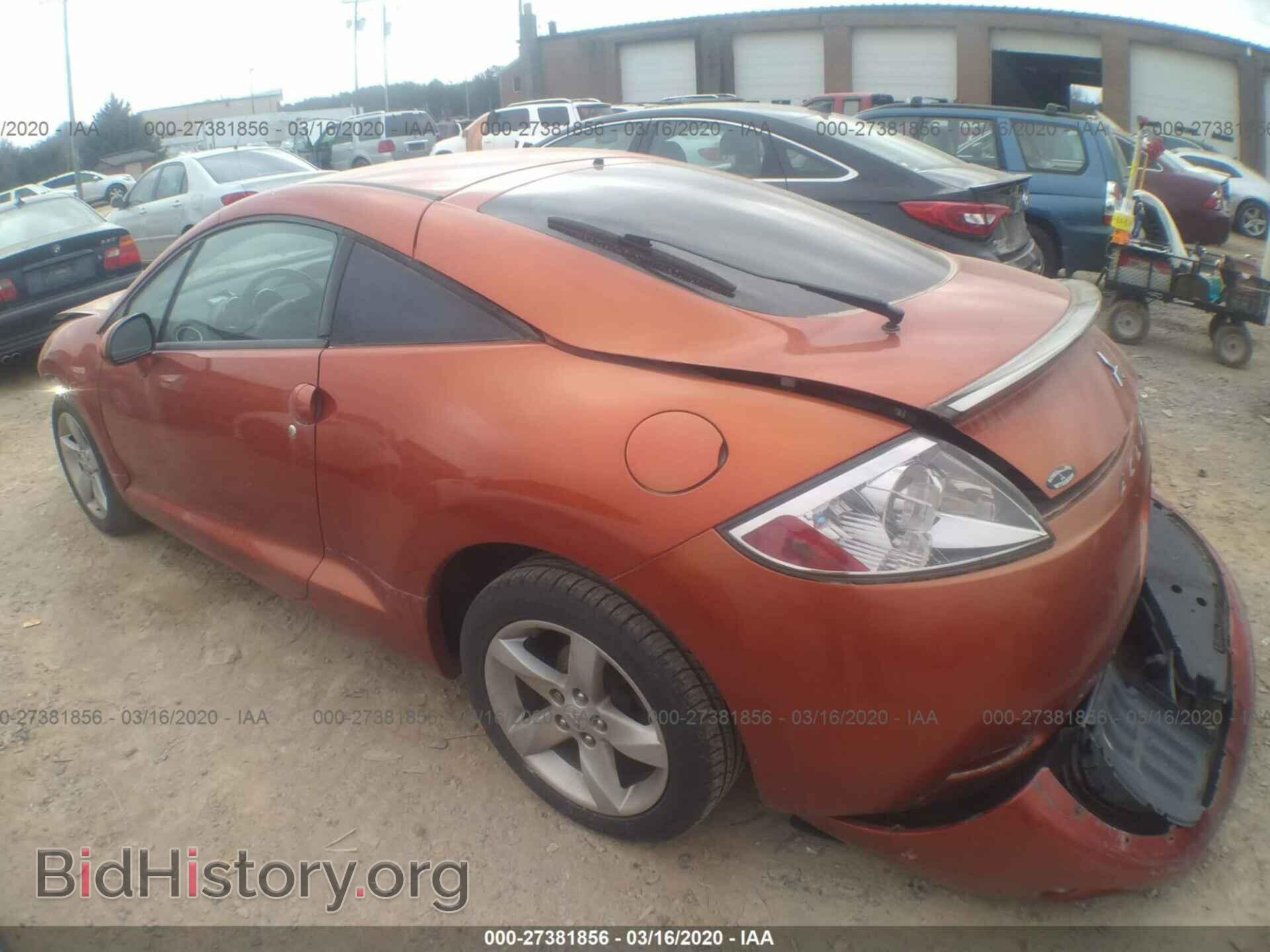 2007 MITSUBISHI ECLIPSE - VIN: 4A3AK24F47E018729 - Фото 3