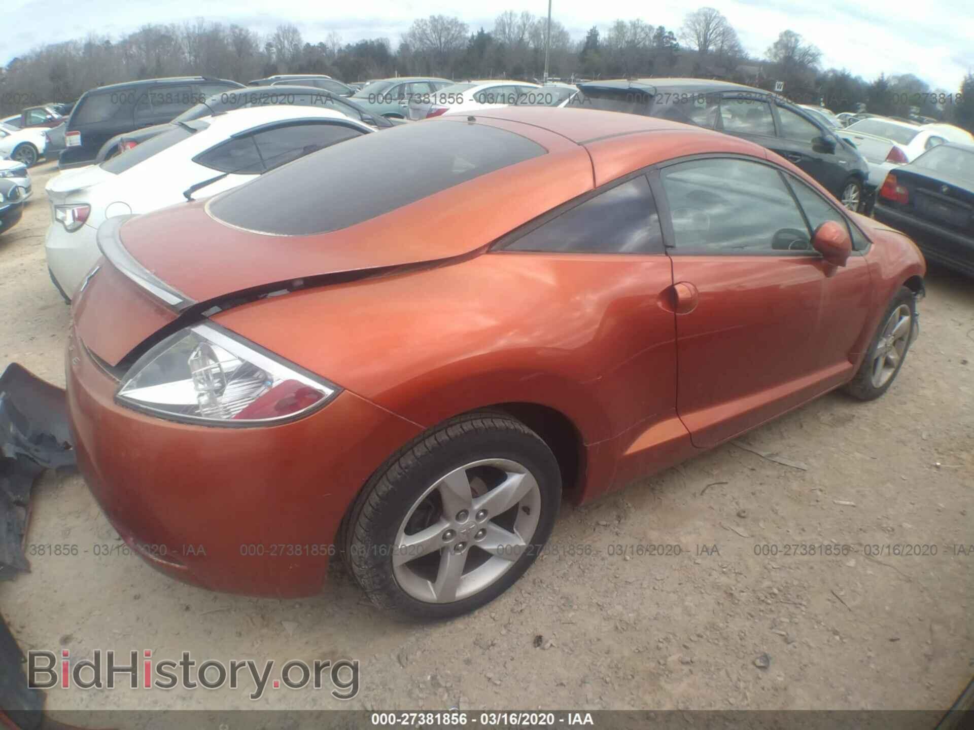 2007 MITSUBISHI ECLIPSE - VIN: 4A3AK24F47E018729 - Фото 4