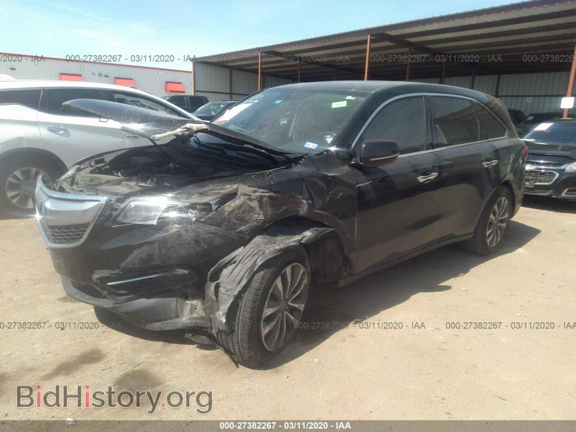 2014 ACURA MDX - VIN: 5FRYD3H68EB010803 - Photo 2