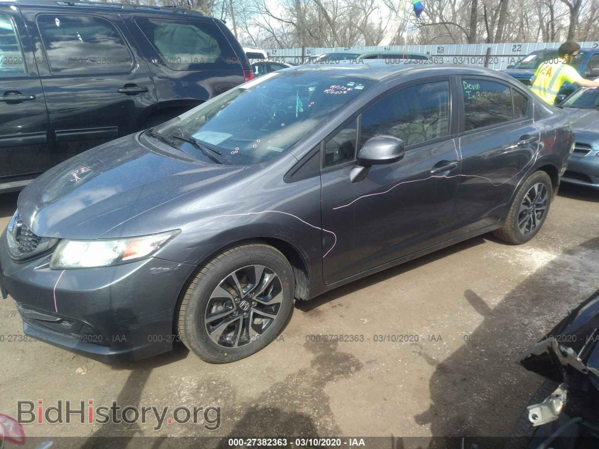 2013 HONDA CIVIC - VIN: 19XFB2F85DE037278 - Фото 2