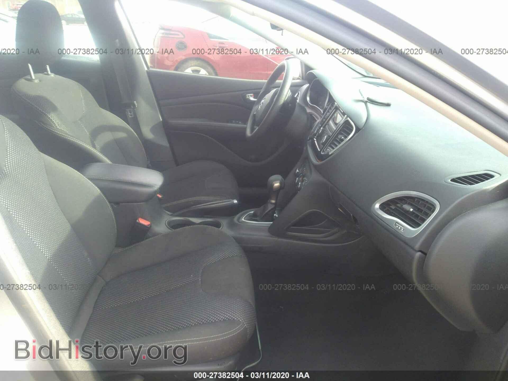 2016 DODGE DART - VIN: 1C3CDFBA1GD605257 - Фото 5