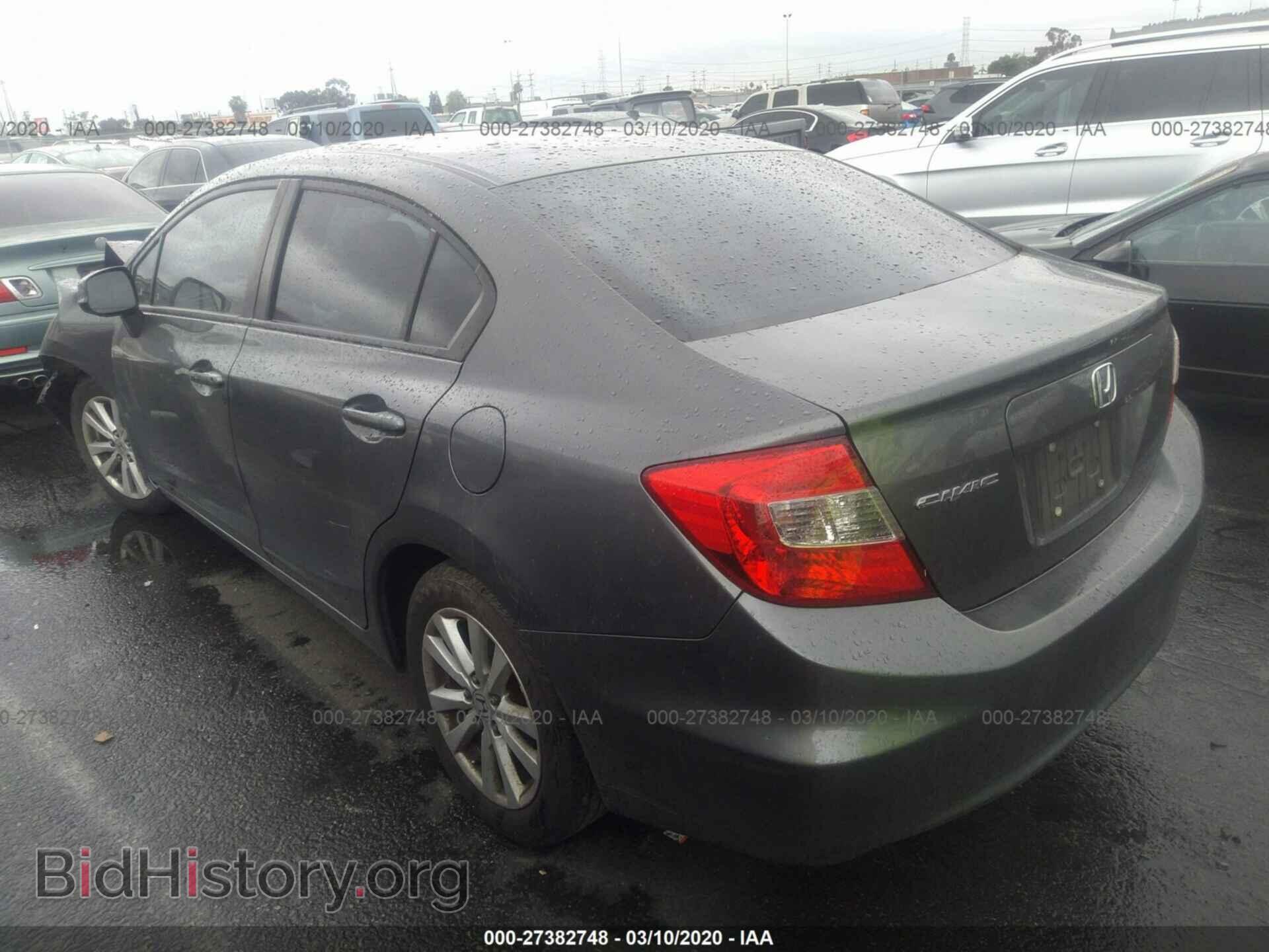 2012 HONDA CIVIC - VIN: 19XFB2F84CE367041 - Фото 3