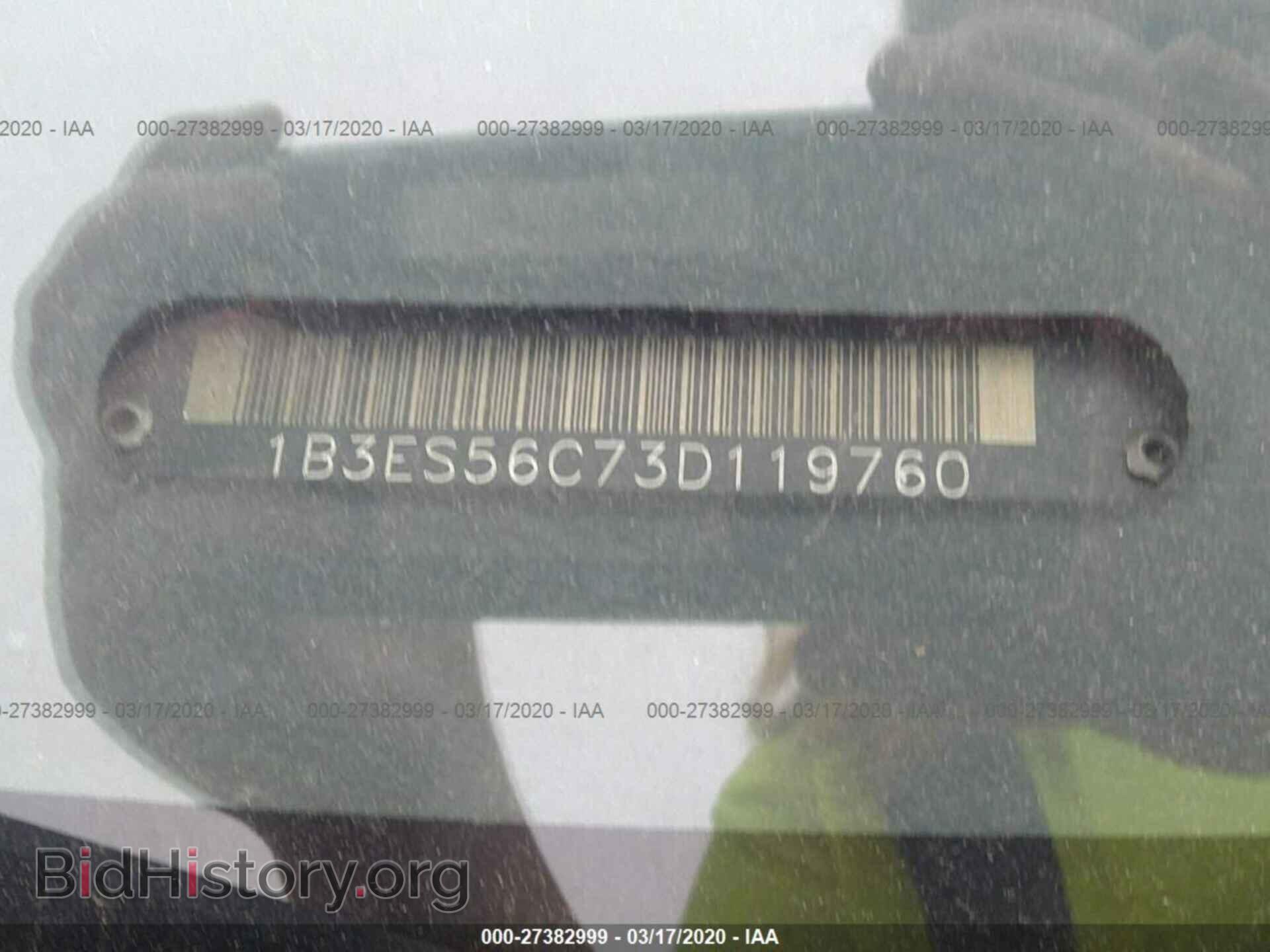 2003 DODGE NEON - VIN: 1B3ES56C73D119760 - Фото 9
