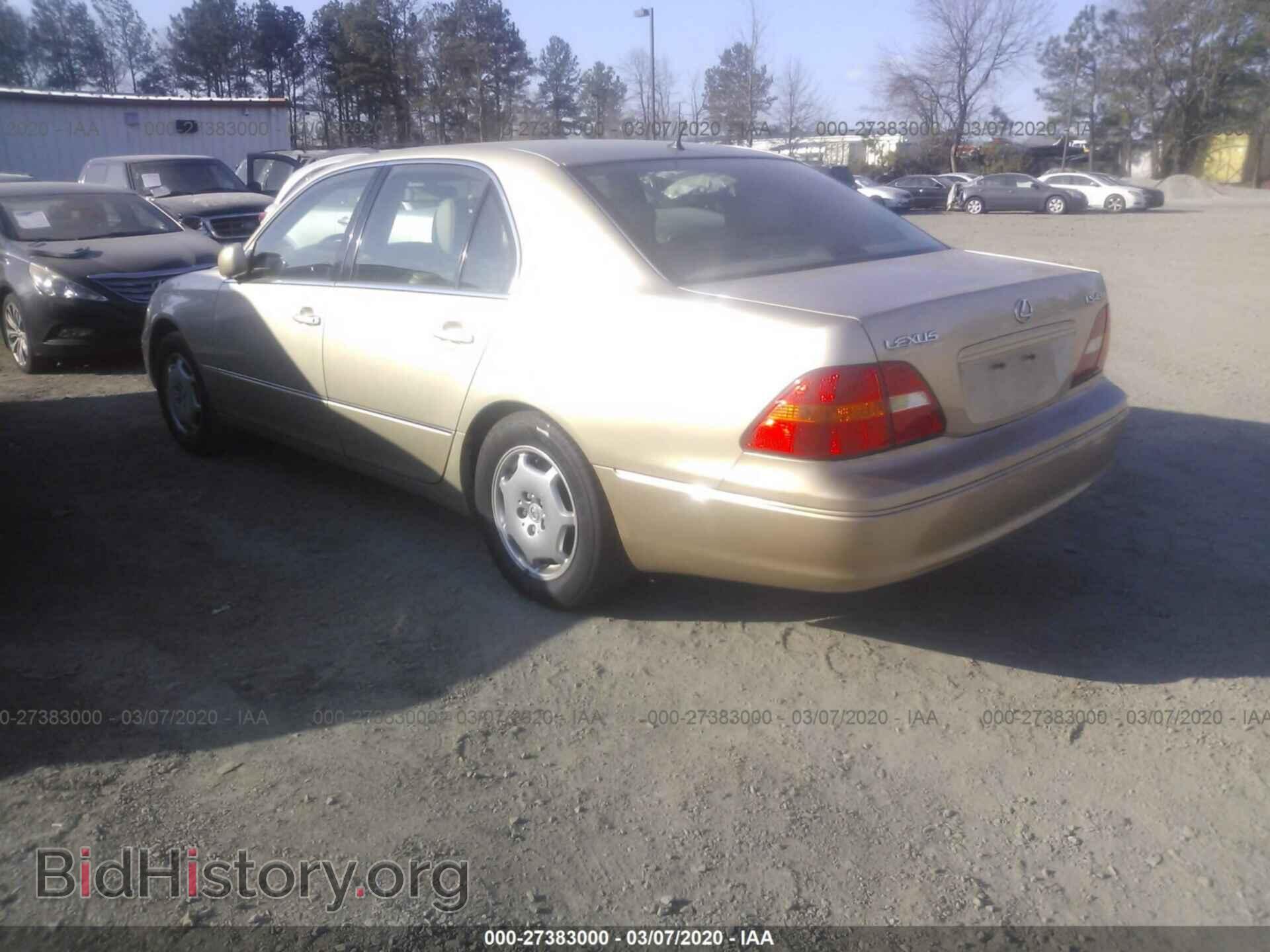 2002 LEXUS LS - VIN: JTHBN30F020079543 - Фото 3