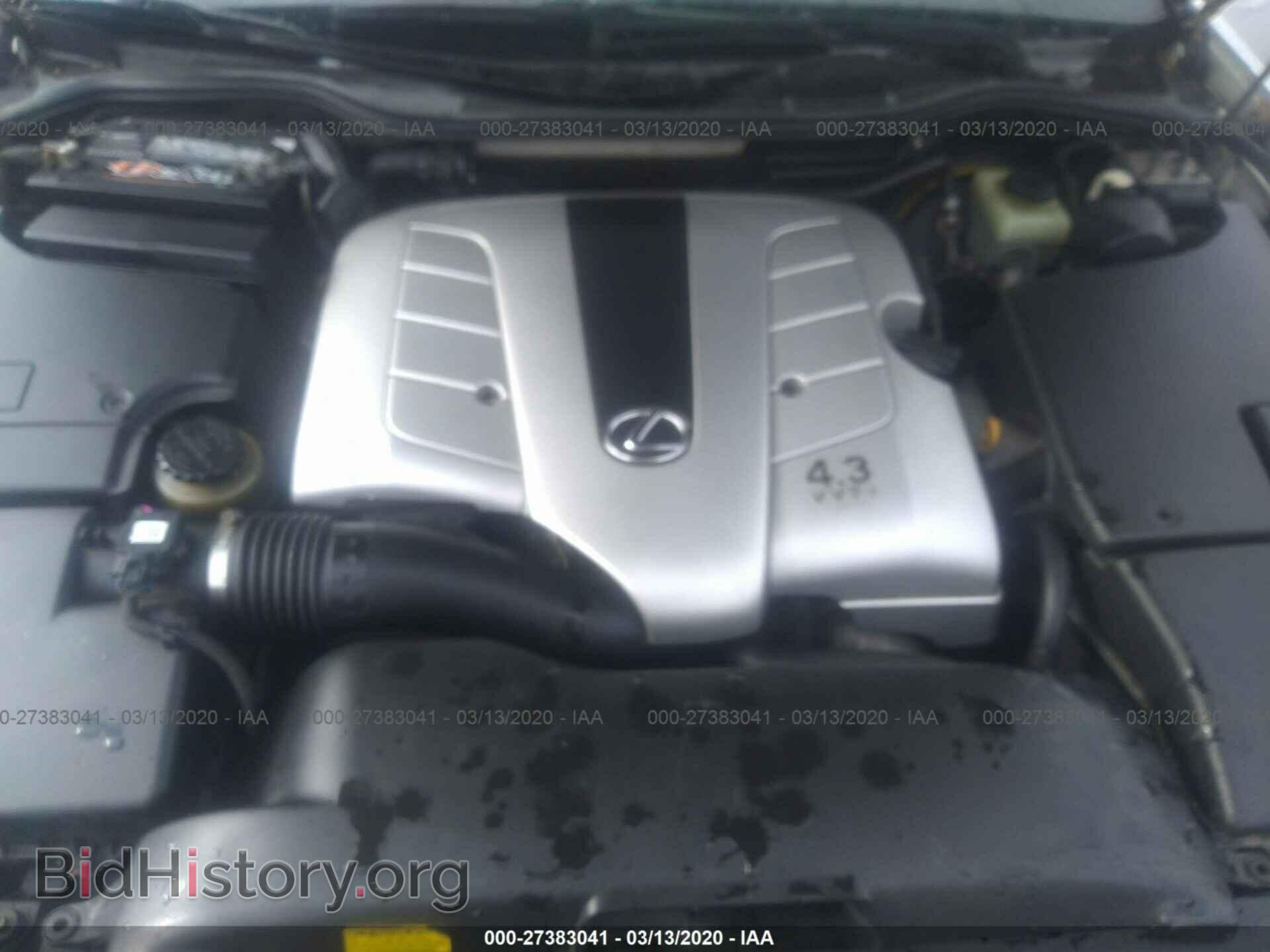 2002 LEXUS LS - VIN: JTHBN30FX20086967 - Фото 10
