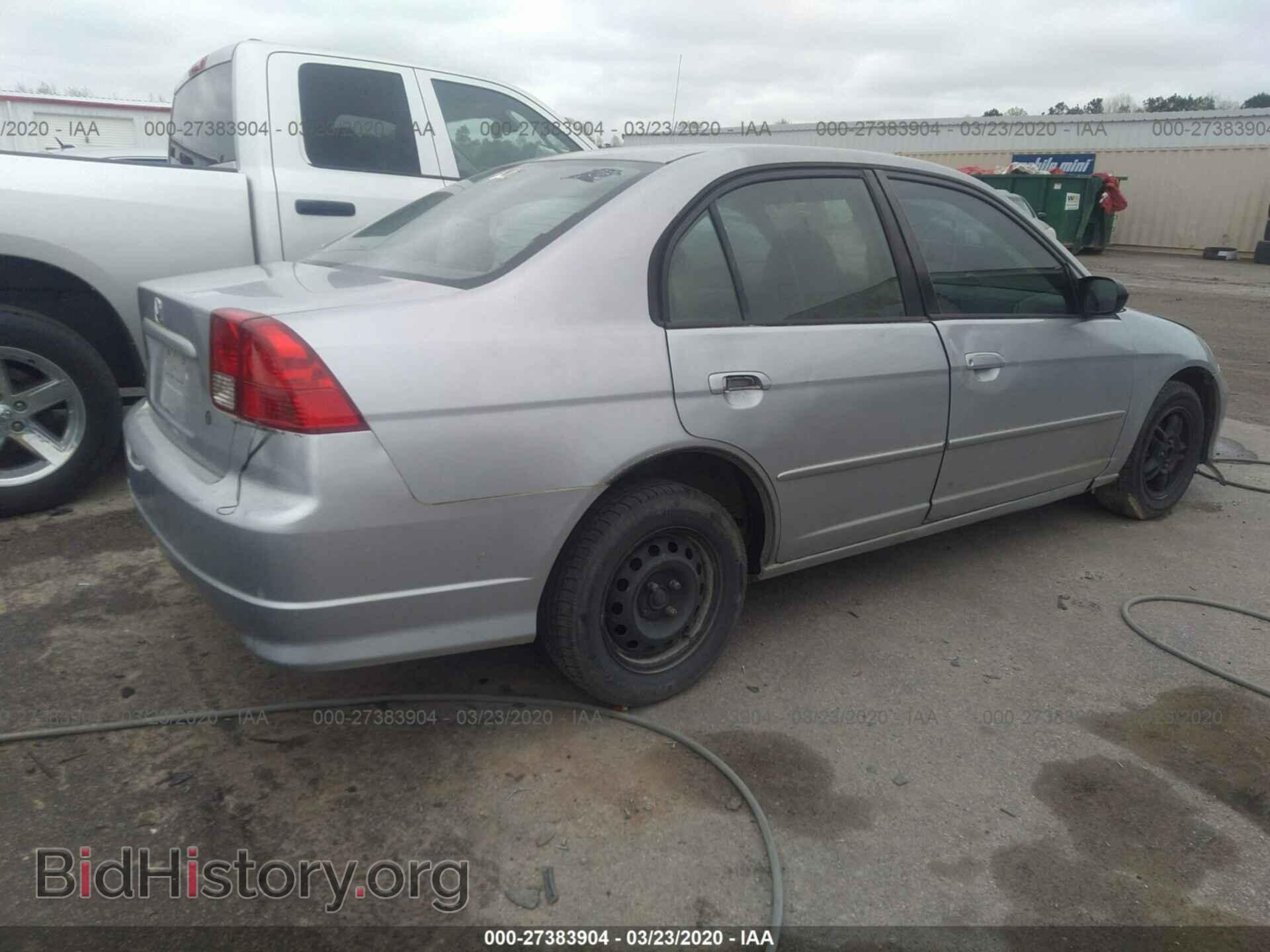 2005 HONDA CIVIC - VIN: 2HGES16305H577493 - Фото 4