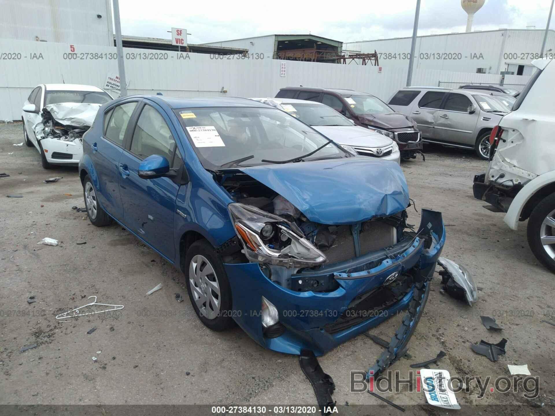 Photo JTDKDTB34F1587389 - TOYOTA PRIUS C 2015