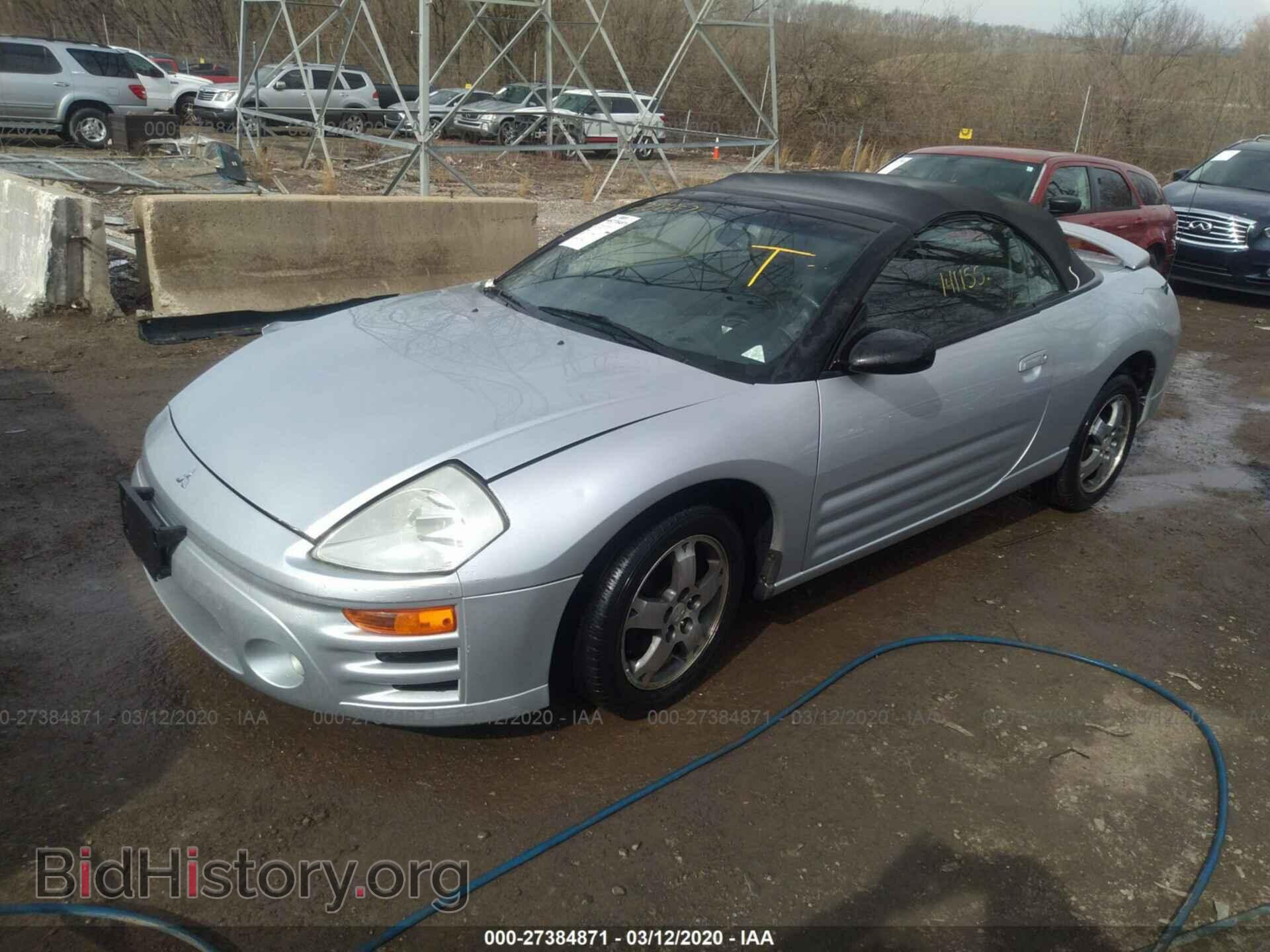 2003 MITSUBISHI ECLIPSE - VIN: 4A3AE45G73E148072 - Photo 2