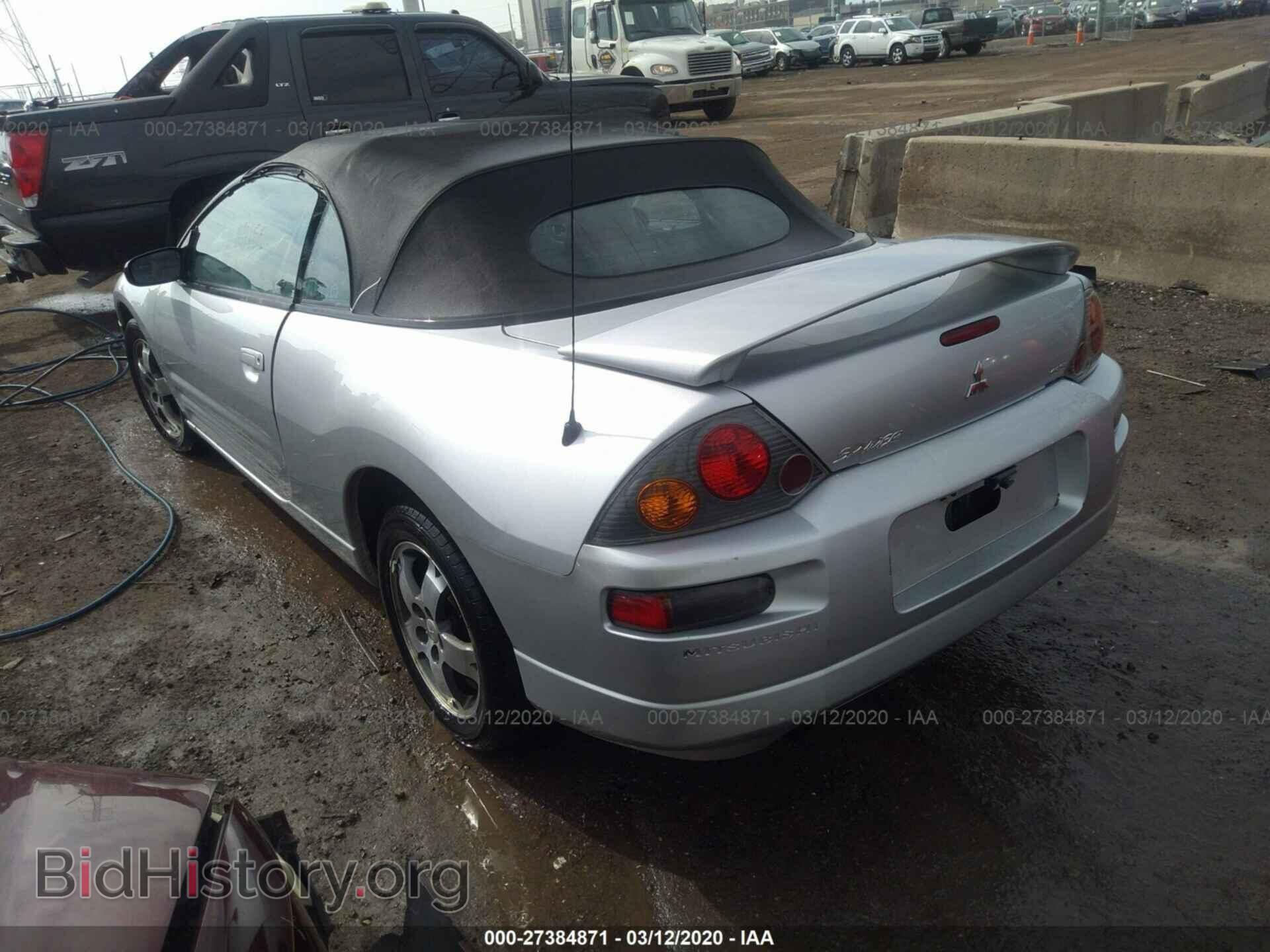 2003 MITSUBISHI ECLIPSE - VIN: 4A3AE45G73E148072 - Photo 3