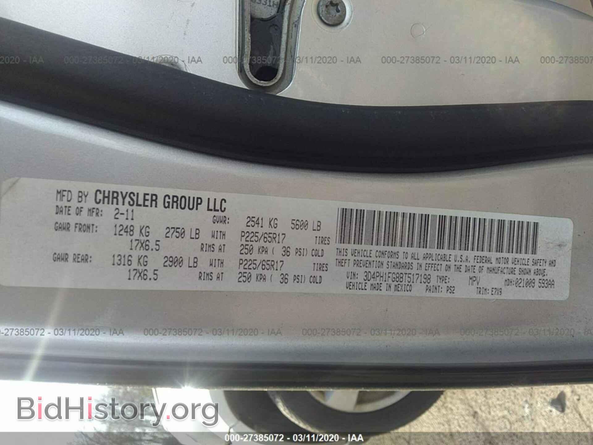 2012 DODGE JOURNEY - VIN: 3C4PDCBG3CT289333 - Photo 9