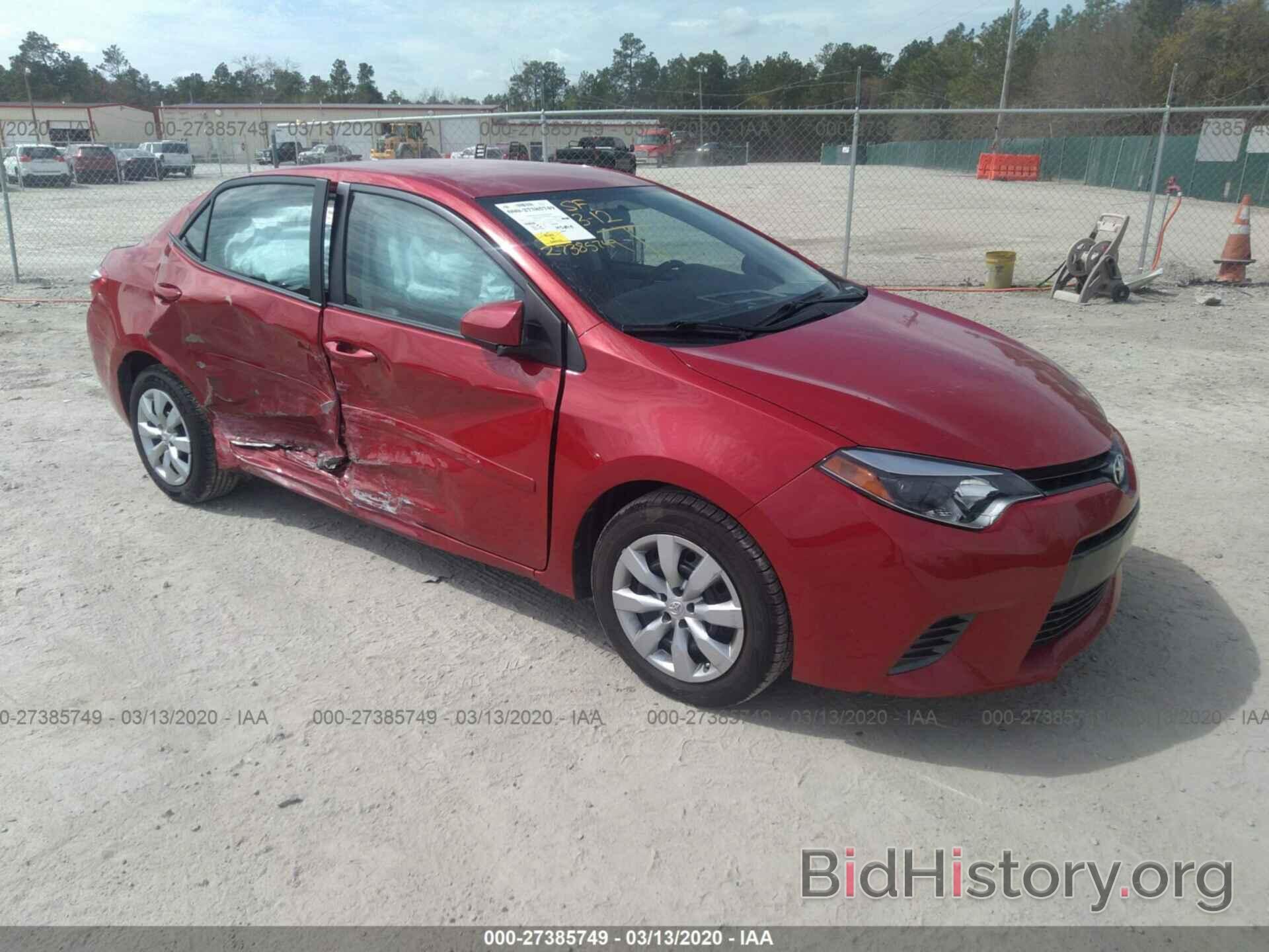 Photo 2T1BURHE1FC282343 - TOYOTA COROLLA 2015