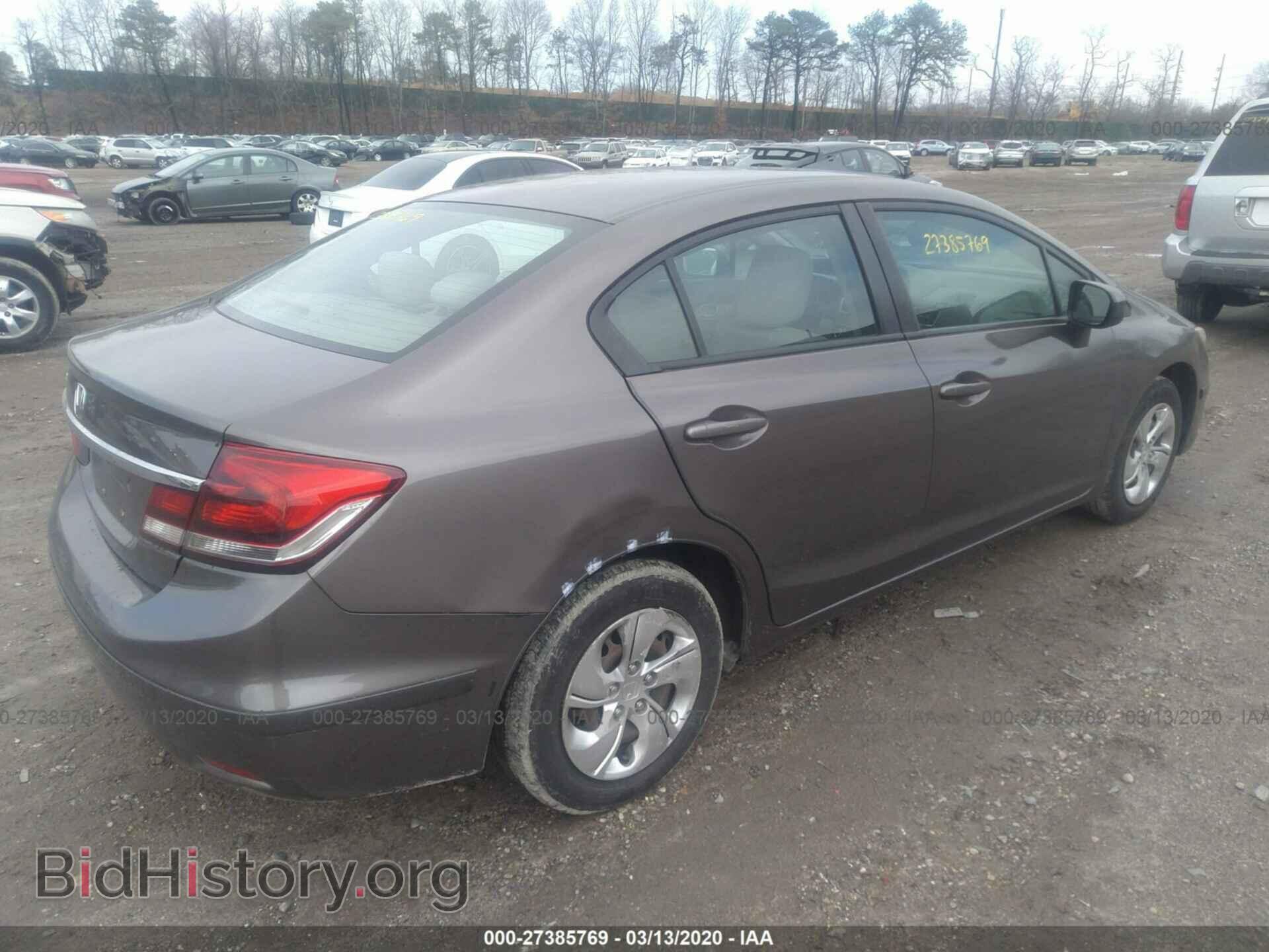 2014 HONDA CIVIC - VIN: 2HGFB2F58EH511799 - Фото 4