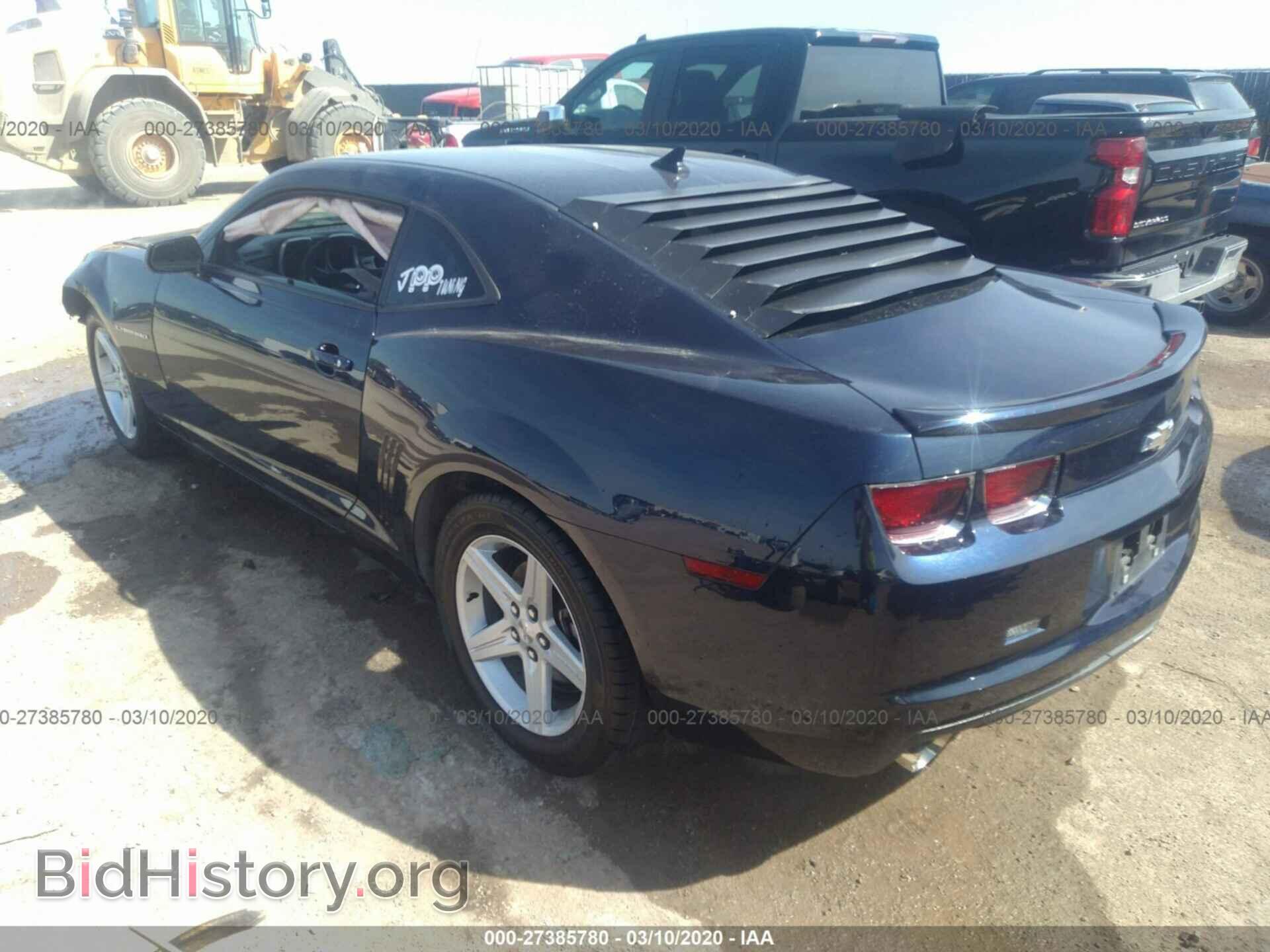 2012 CHEVROLET CAMARO - VIN: 2G1FA1E30C9144859 - Фото 3