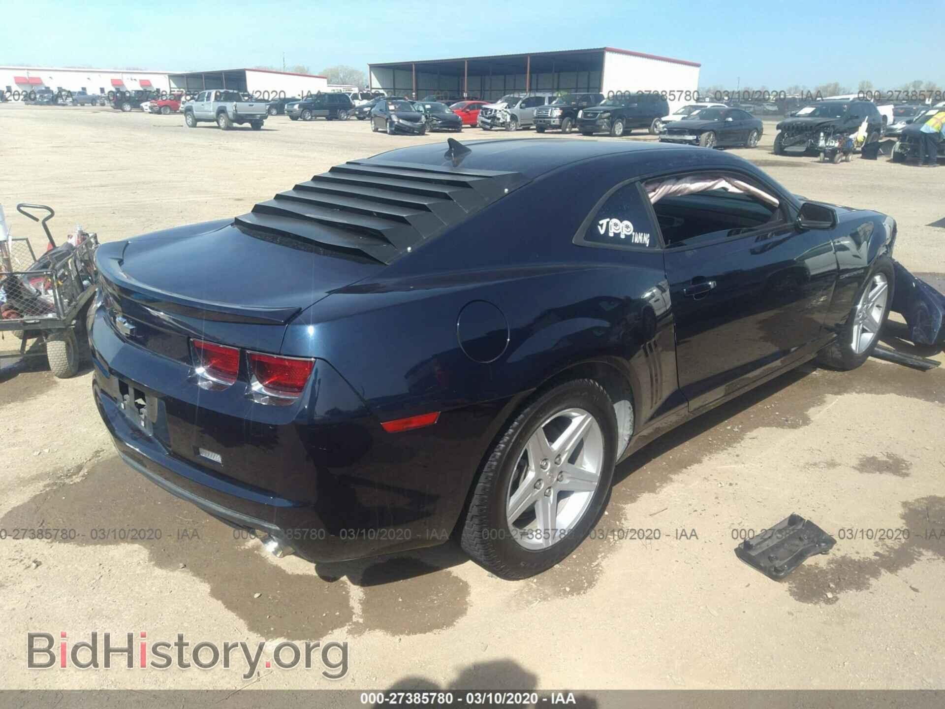 2012 CHEVROLET CAMARO - VIN: 2G1FA1E30C9144859 - Фото 4