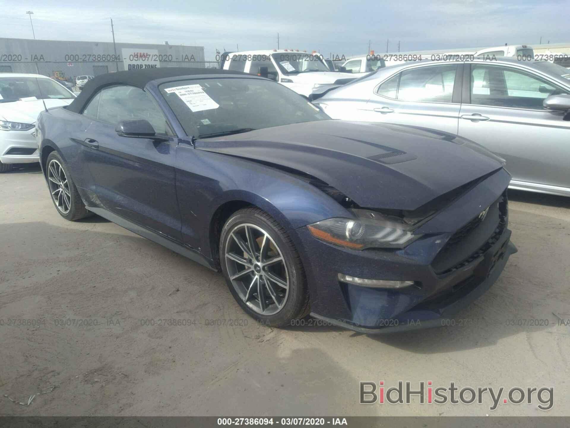 Photo 1FATP8UH8K5178595 - FORD MUSTANG 2019