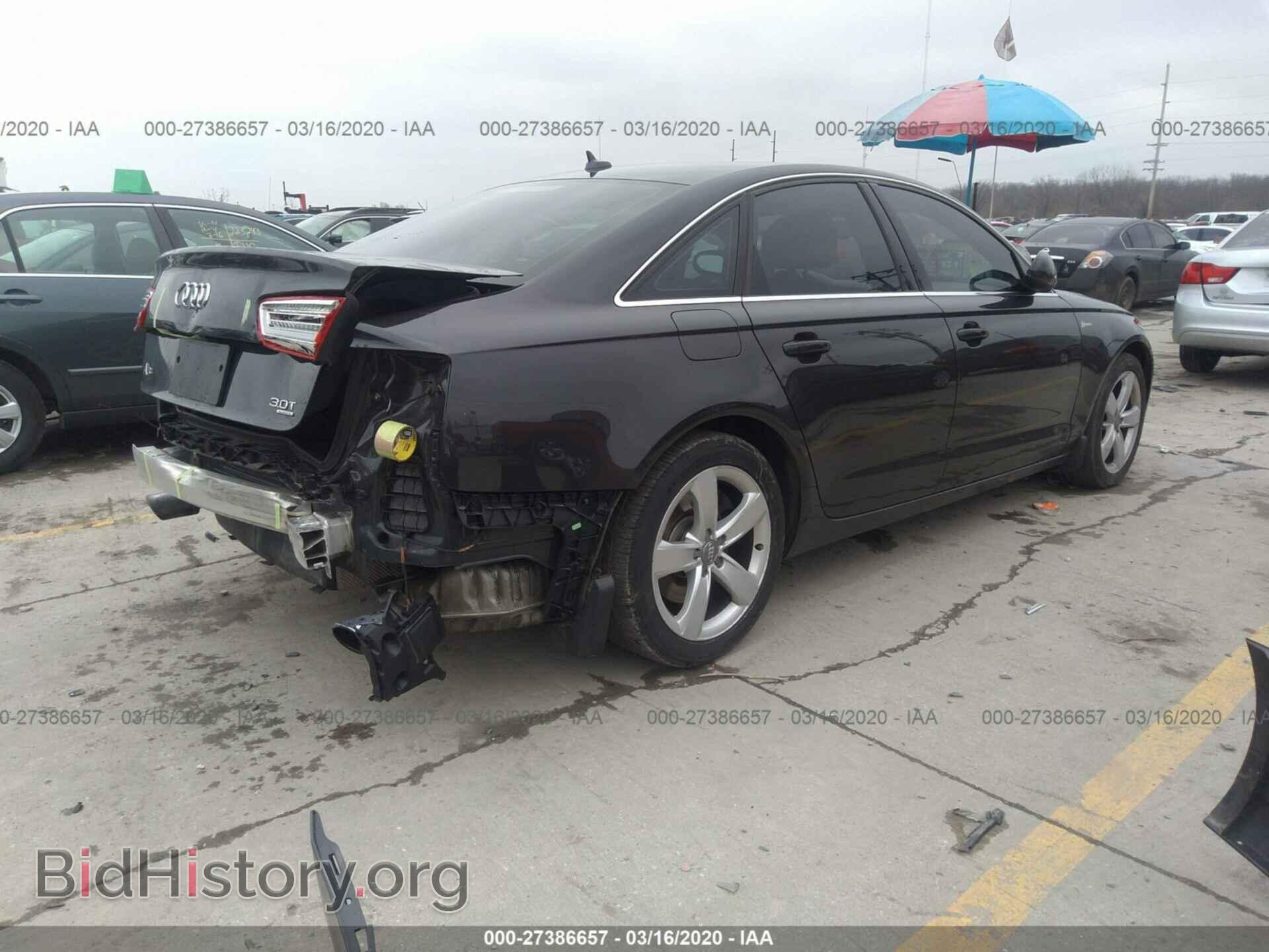 2012 AUDI A6 - VIN: WAUGGBFC6CN174179 - Фото 4