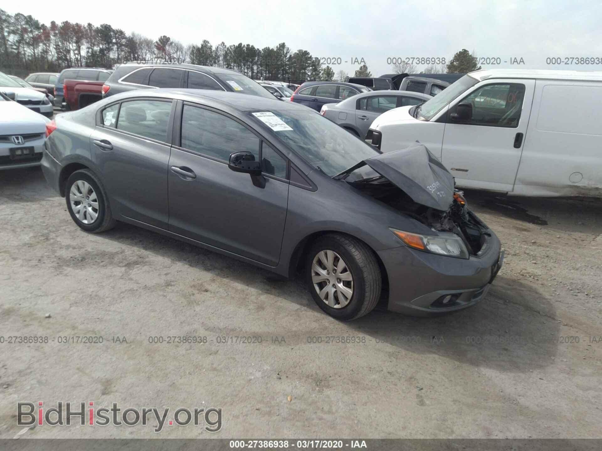 Фотография 2HGFB2F59CH515258 - HONDA CIVIC 2012