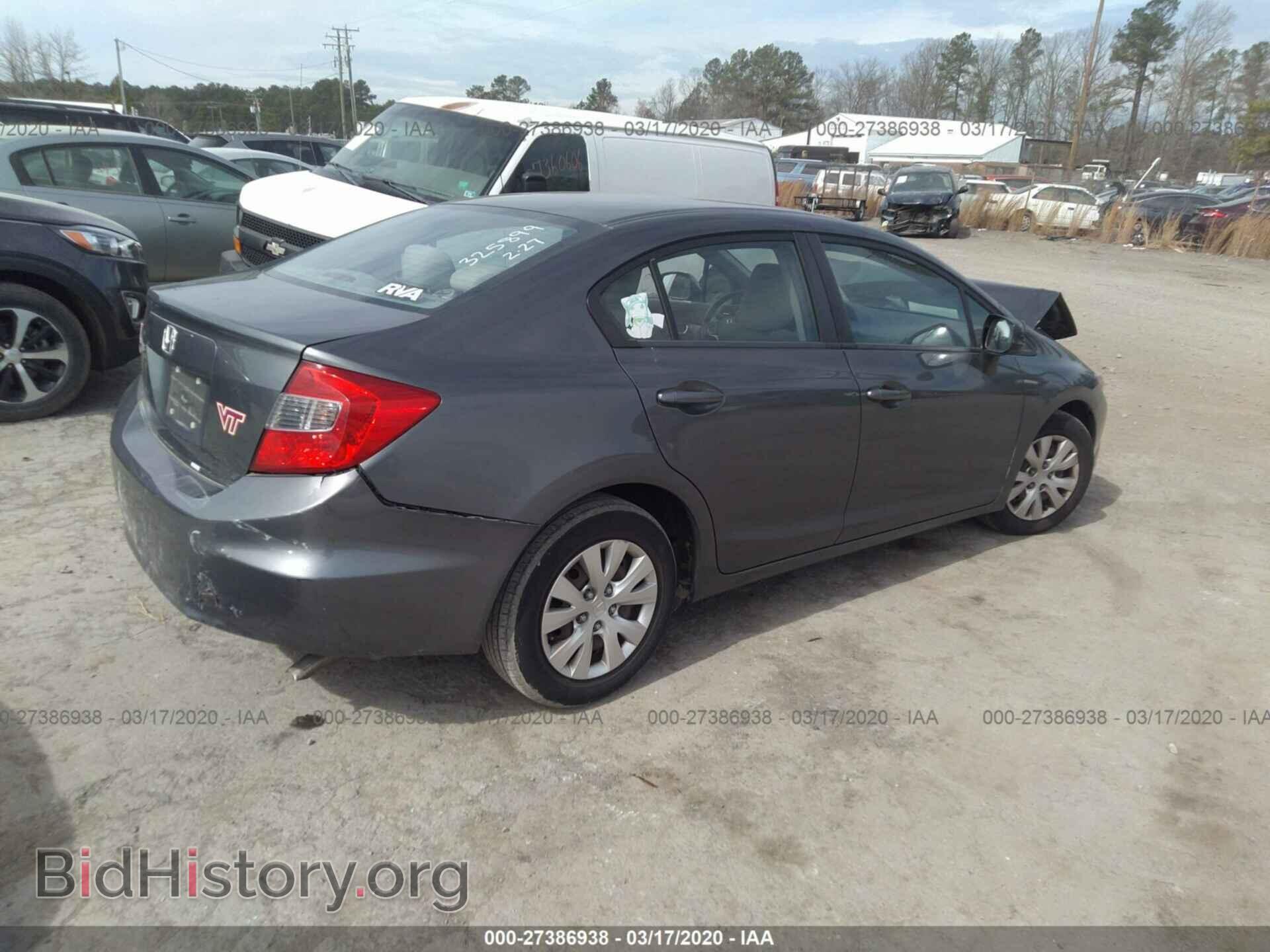 2012 HONDA CIVIC - VIN: 2HGFB2F59CH515258 - Photo 4