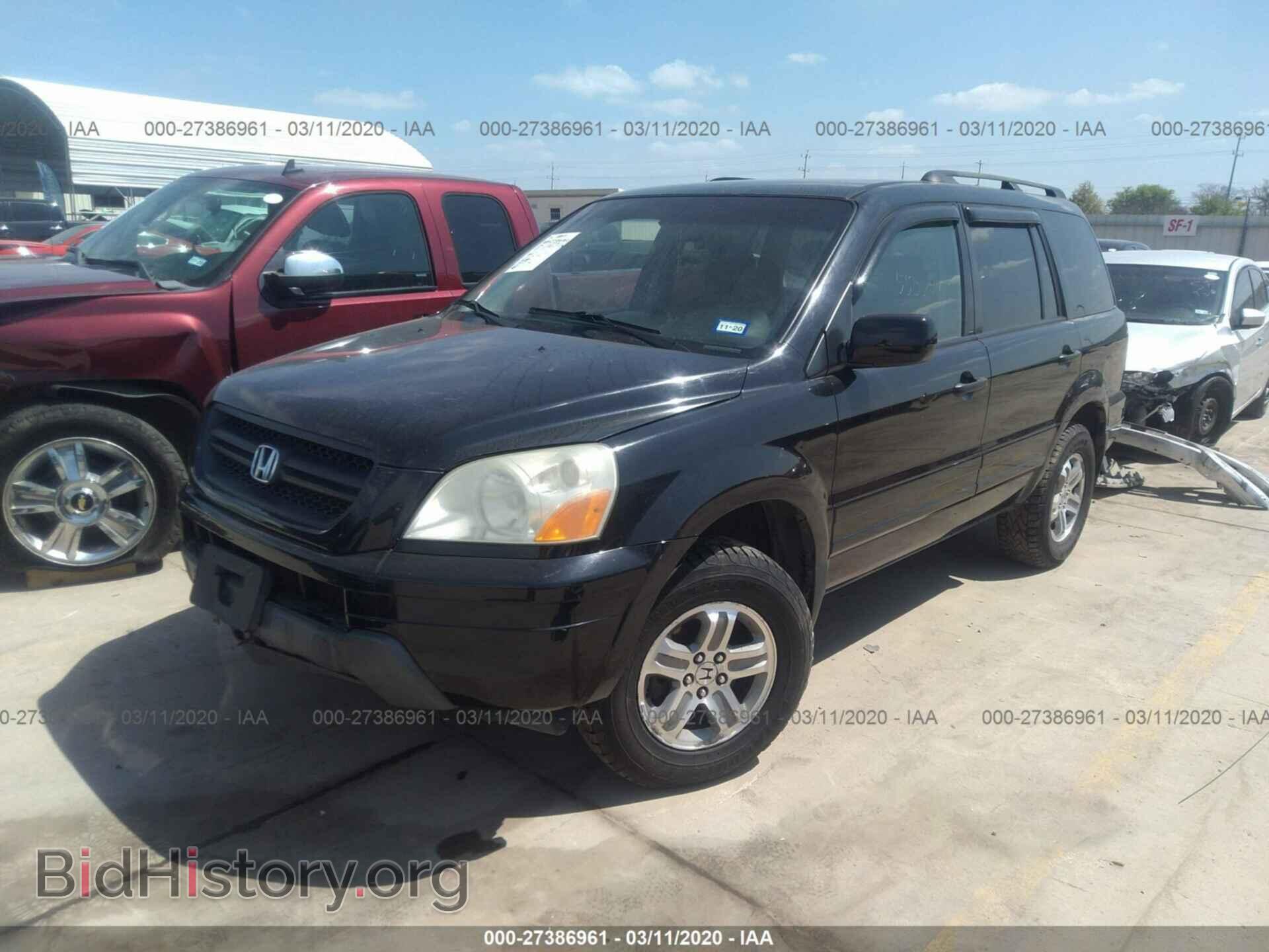 2005 HONDA PILOT - VIN: 2HKYF18465H550294 - Фото 2