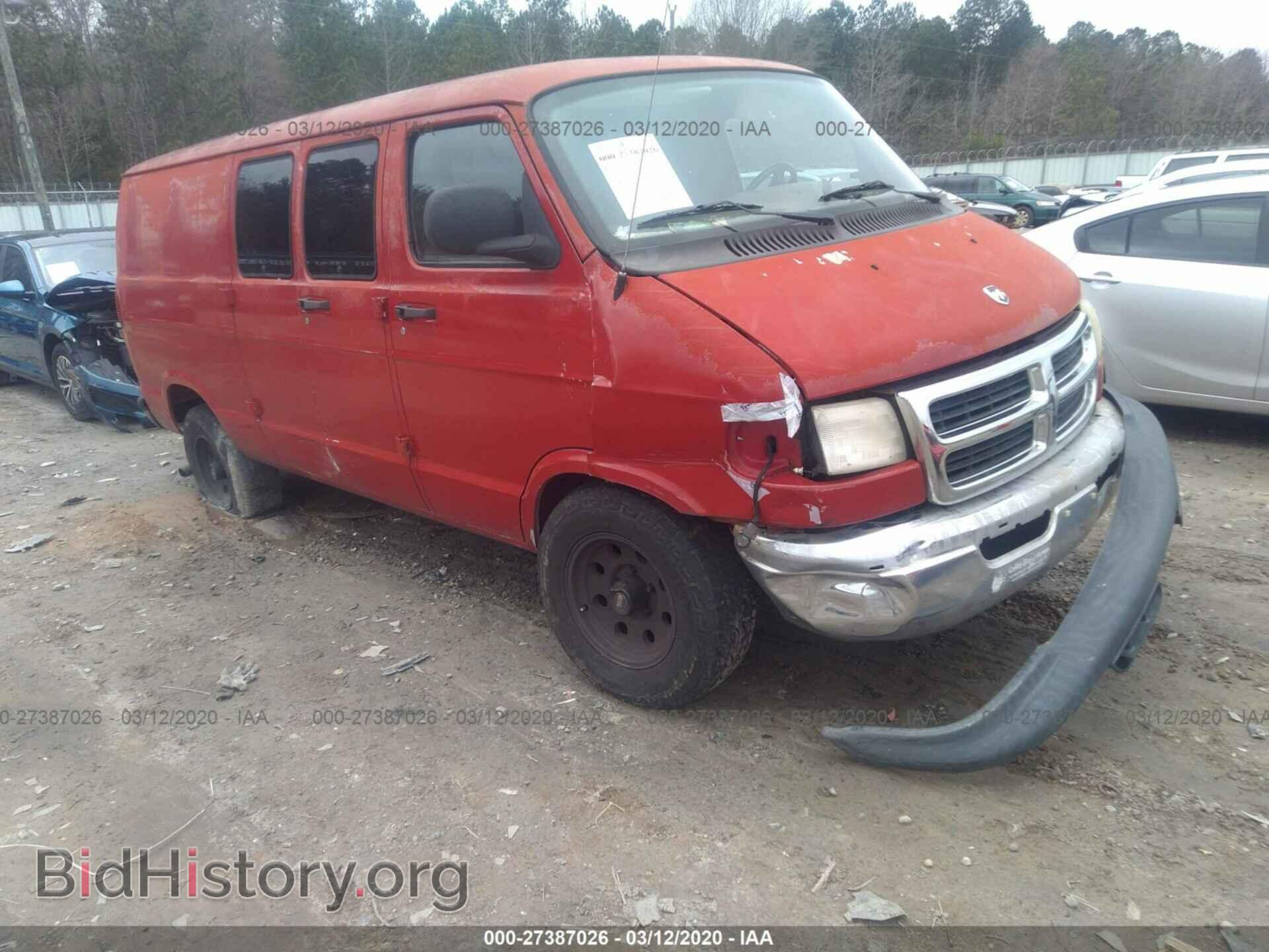 Photo 2B6HB11Y32K131047 - DODGE RAM VAN 2002