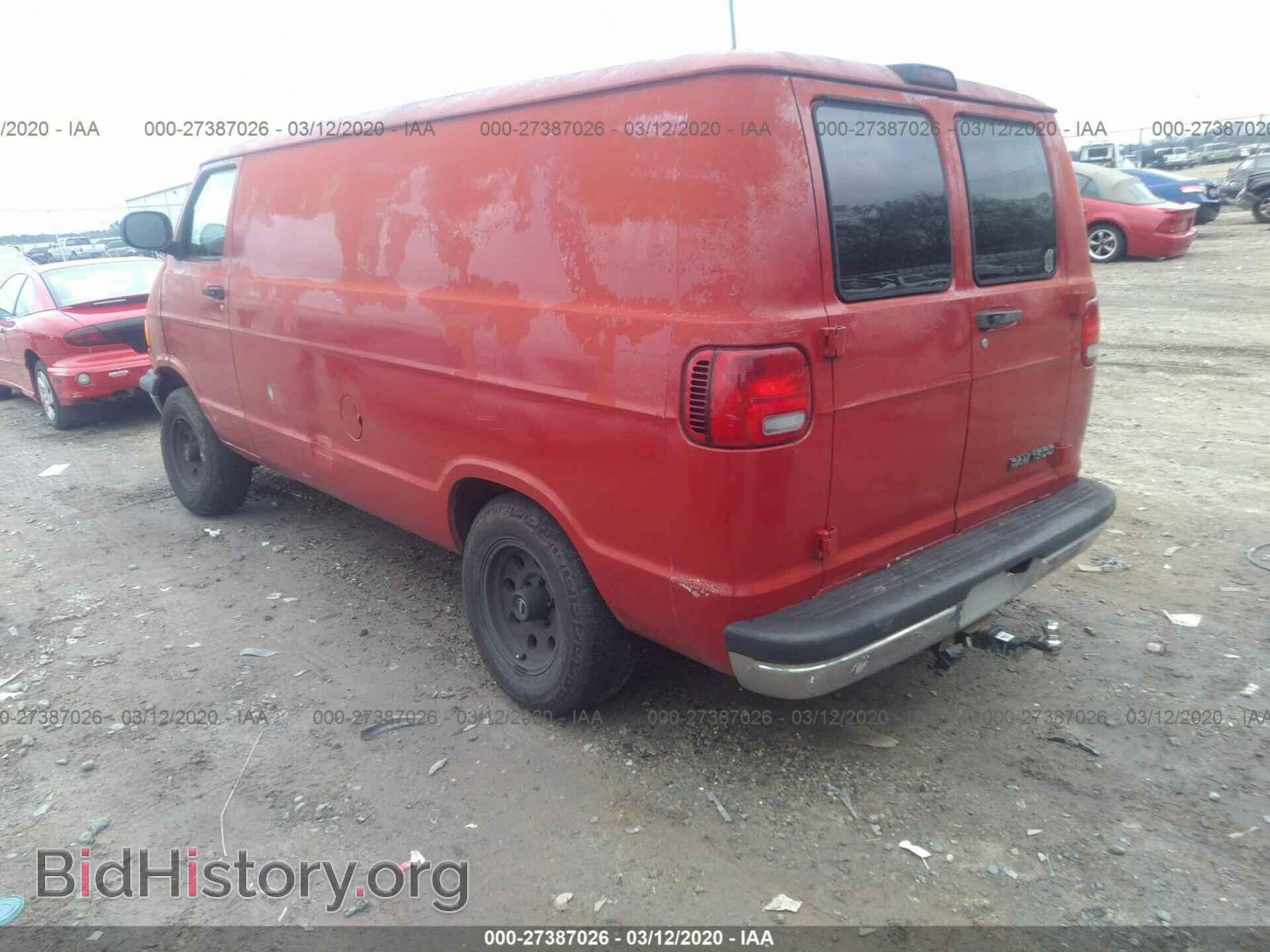 2002 DODGE RAM VAN - VIN: 2B6HB11Y32K131047 - Фото 3