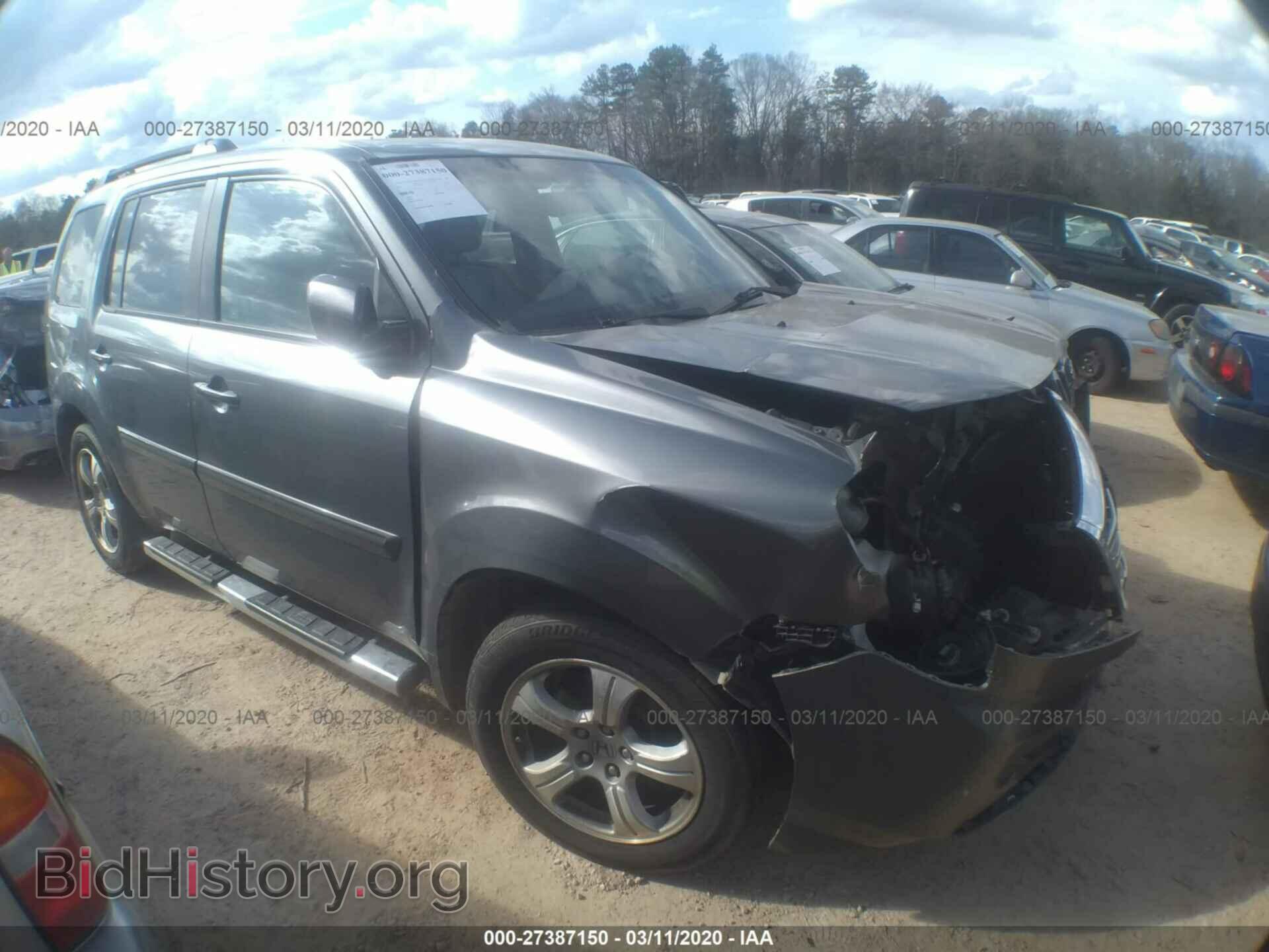 Photo 5FNYF4H66CB006702 - HONDA PILOT 2012