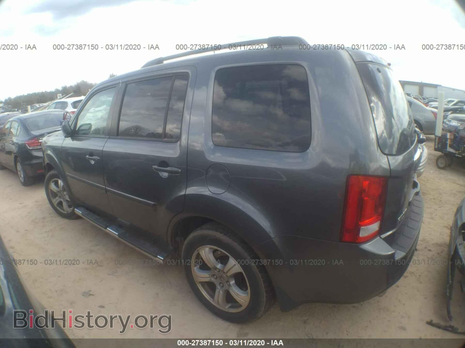 2012 HONDA PILOT - VIN: 5FNYF4H66CB006702 - Фото 3