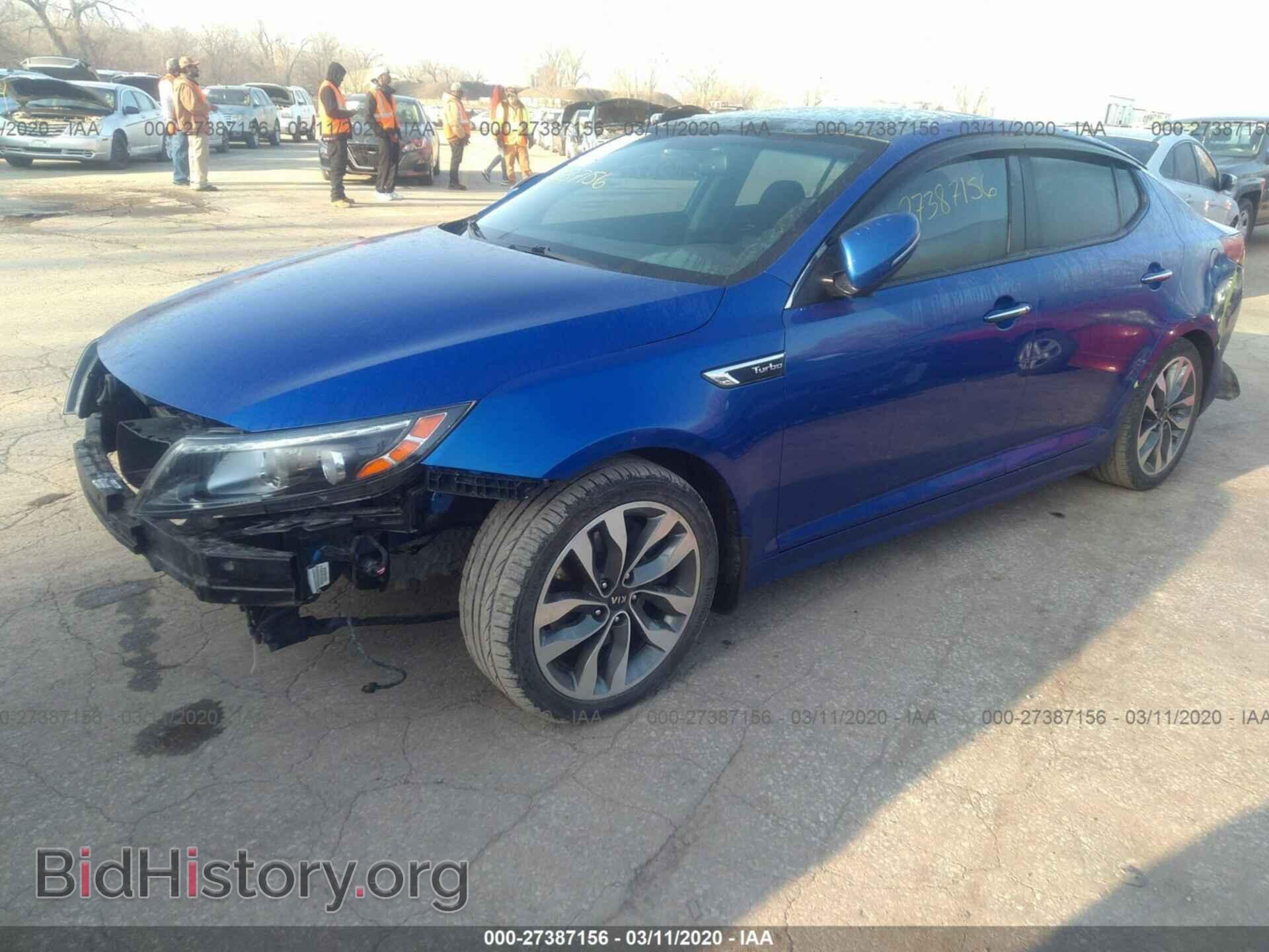 2015 KIA OPTIMA - VIN: 5XXGR4A62FG402656 - Photo 2