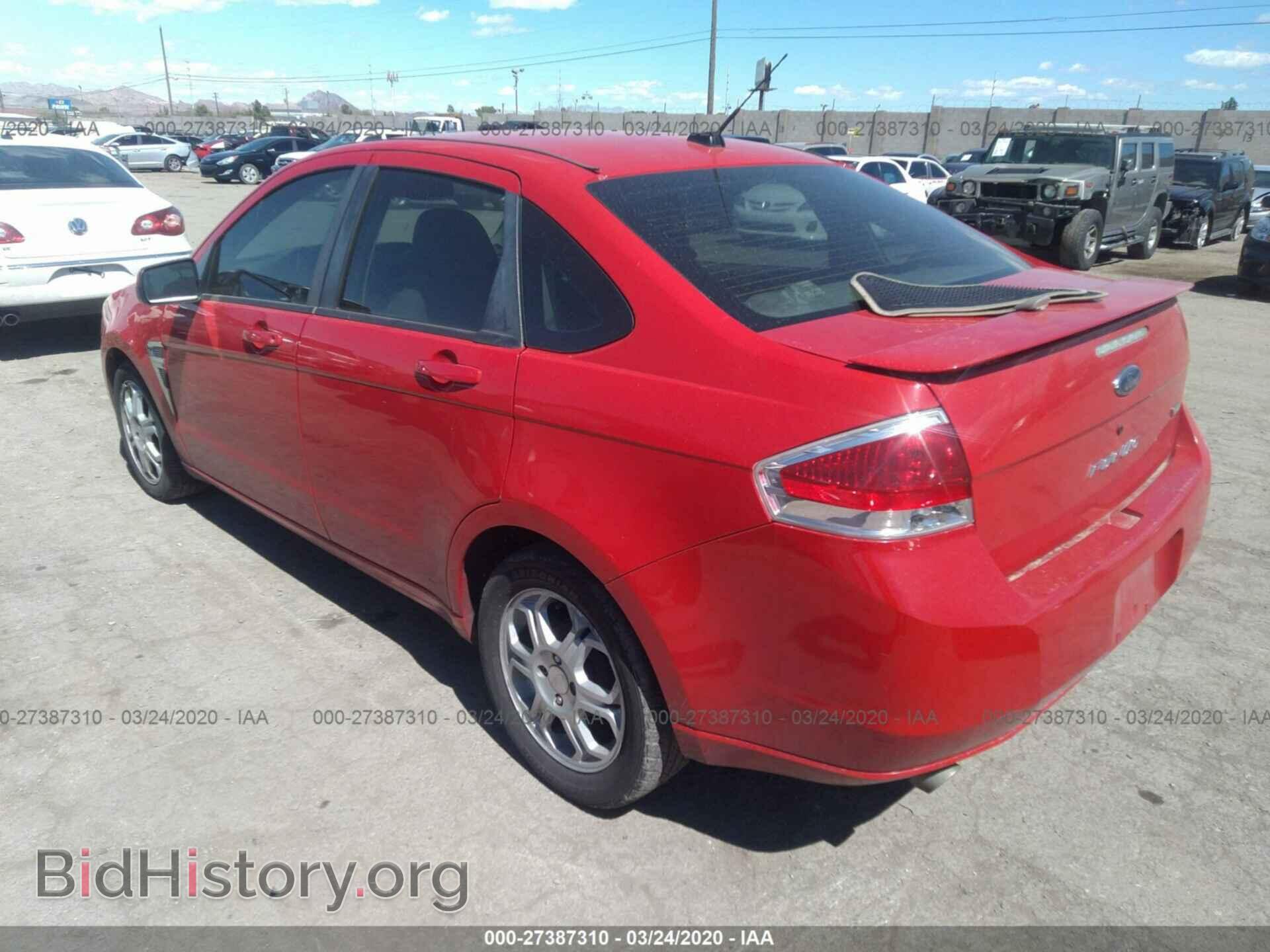 2008 FORD FOCUS - VIN: 1FAHP35N98W151406 - Фото 3