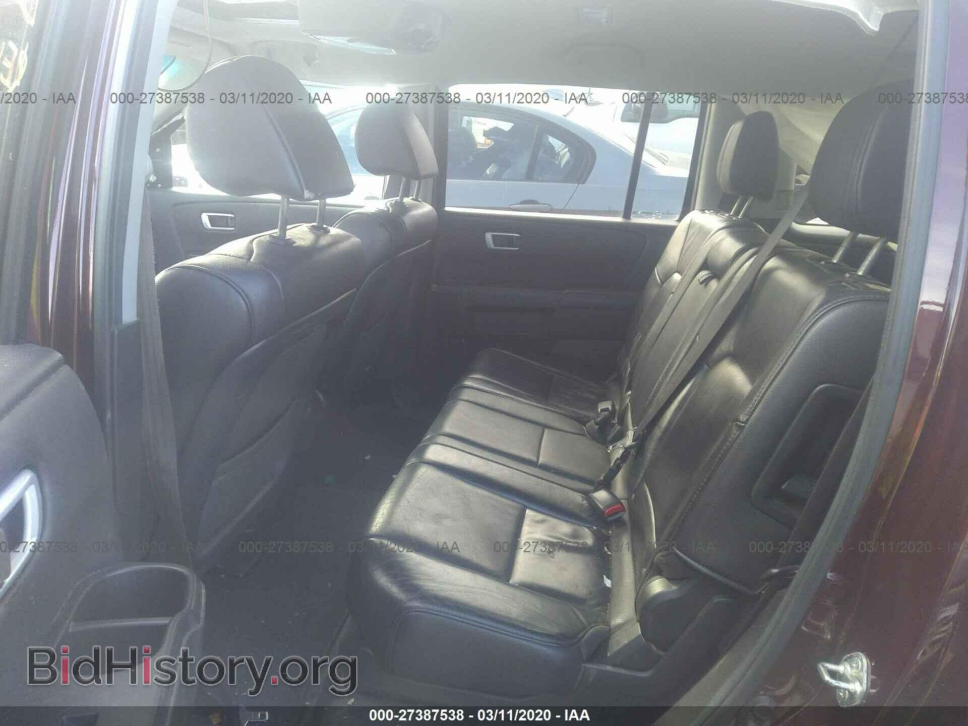 2012 HONDA PILOT - VIN: 5FNYF4H56CB077678 - Фото 8