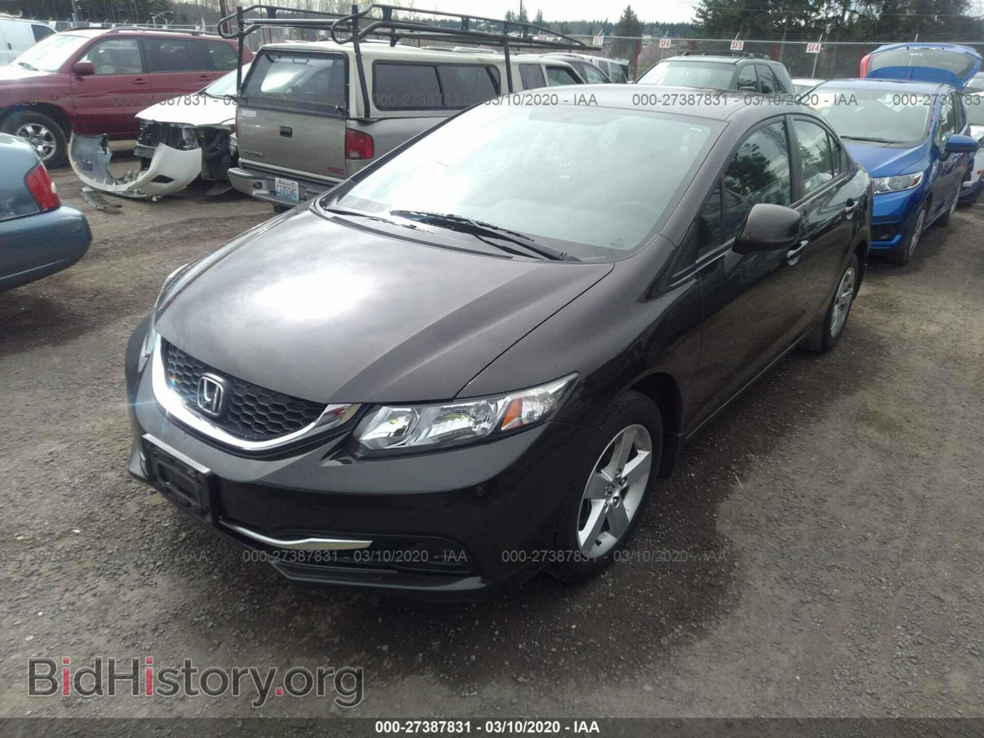 2013 HONDA CIVIC - VIN: 2HGFB2F57DH588338 - Фото 2