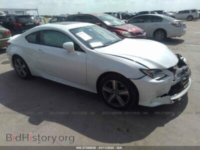 2015 Lexus RC 350, белый — VIN JTHSE5BC2F5000722, IAAI