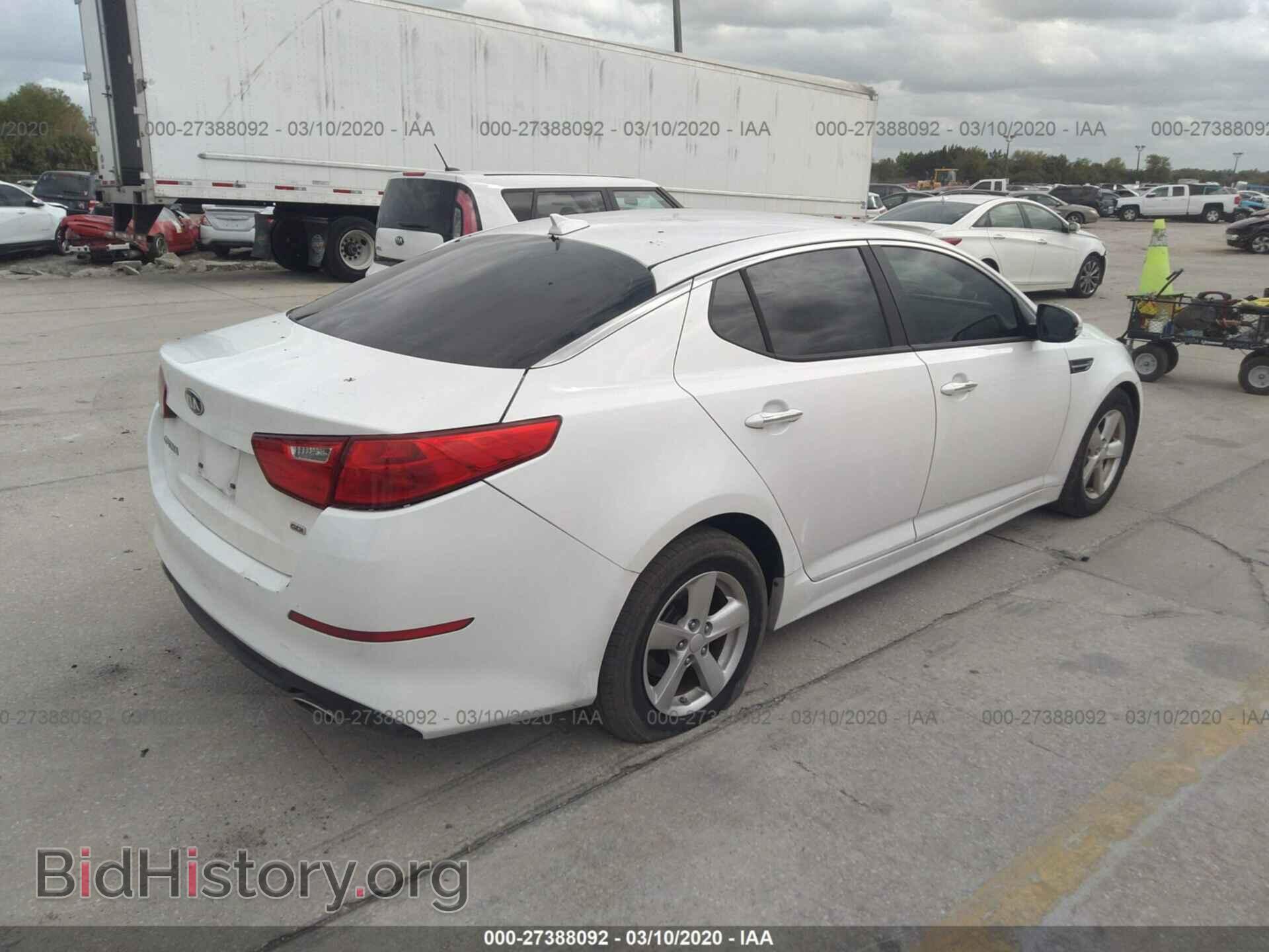 2015 KIA OPTIMA - VIN: KNAGM4A72F5639396 - Фото 4