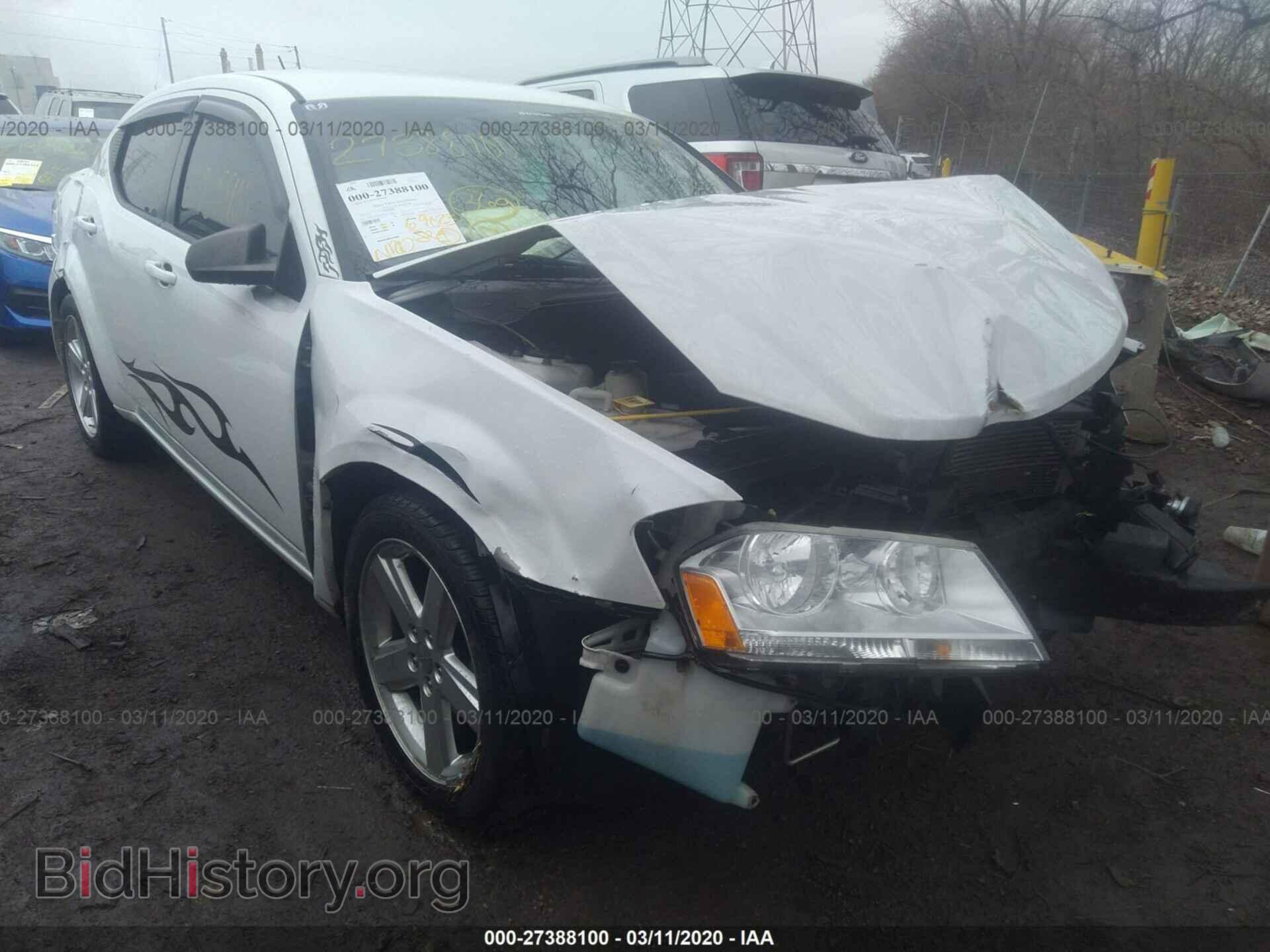 Фотография 1C3CDZAB1DN551296 - DODGE AVENGER 2013