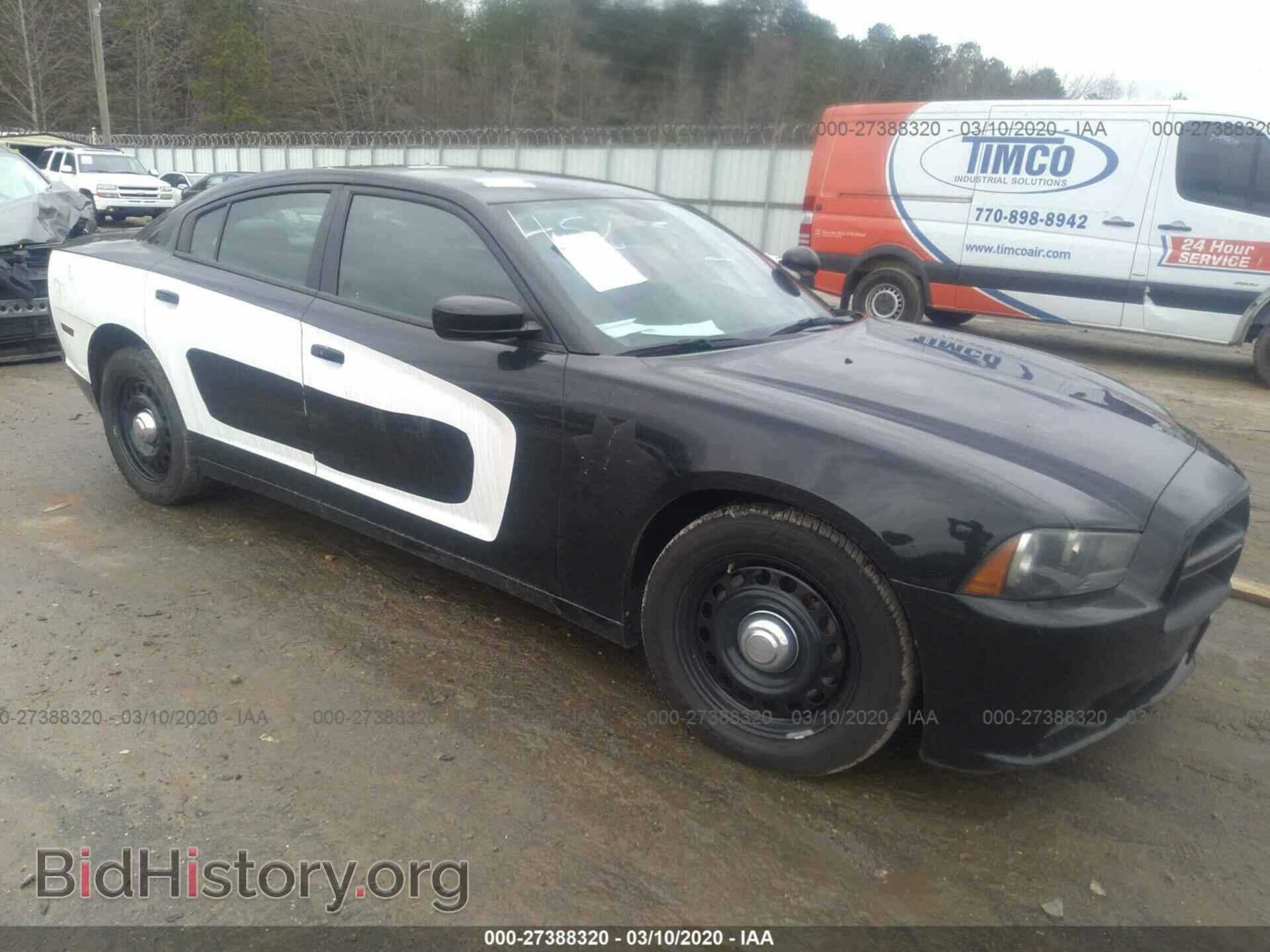 Photo 2C3CDXKT7EH351237 - DODGE CHARGER 2014