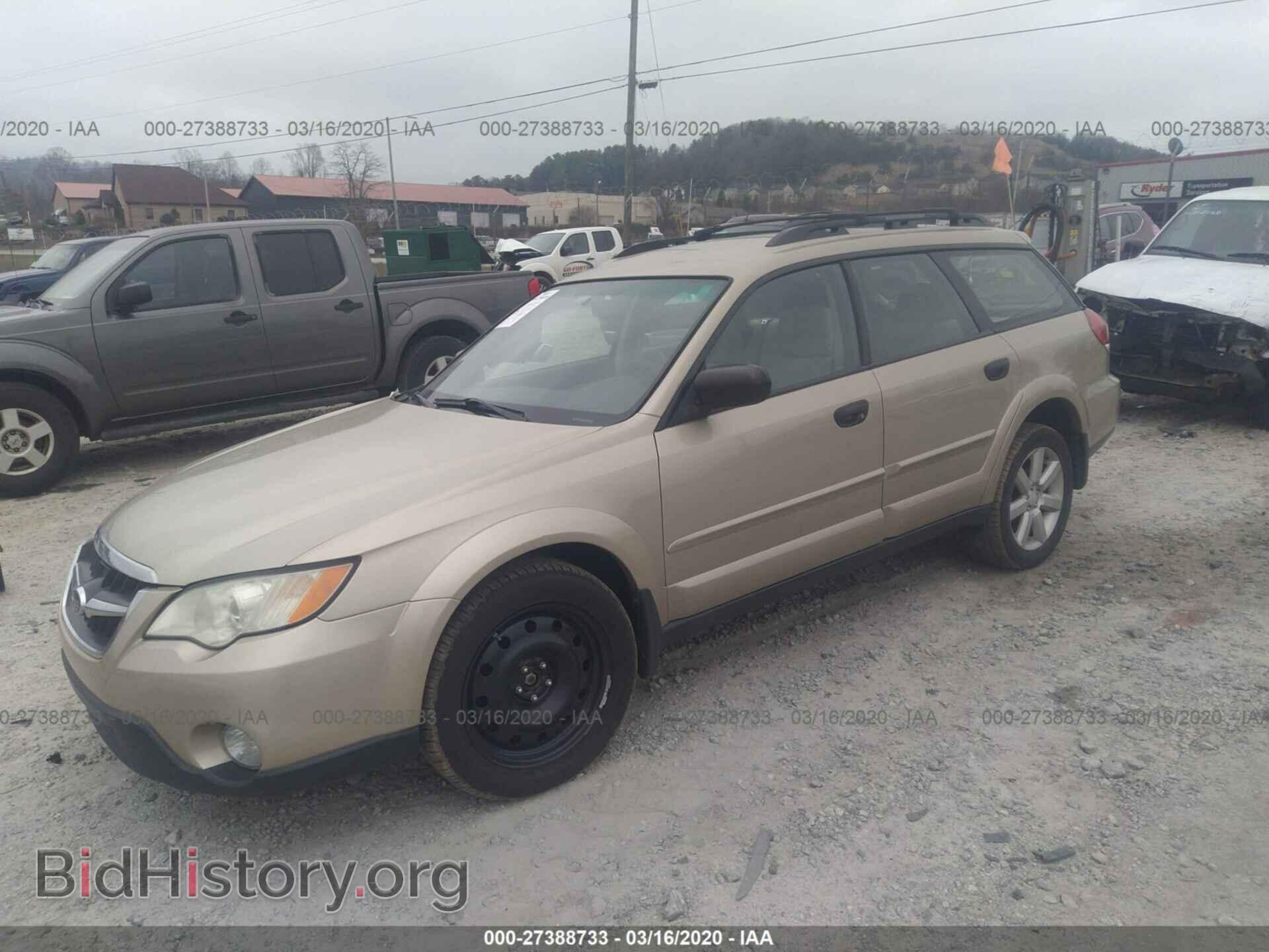 2008 SUBARU OUTBACK - VIN: 4S4BP61C987312705 - Фото 2