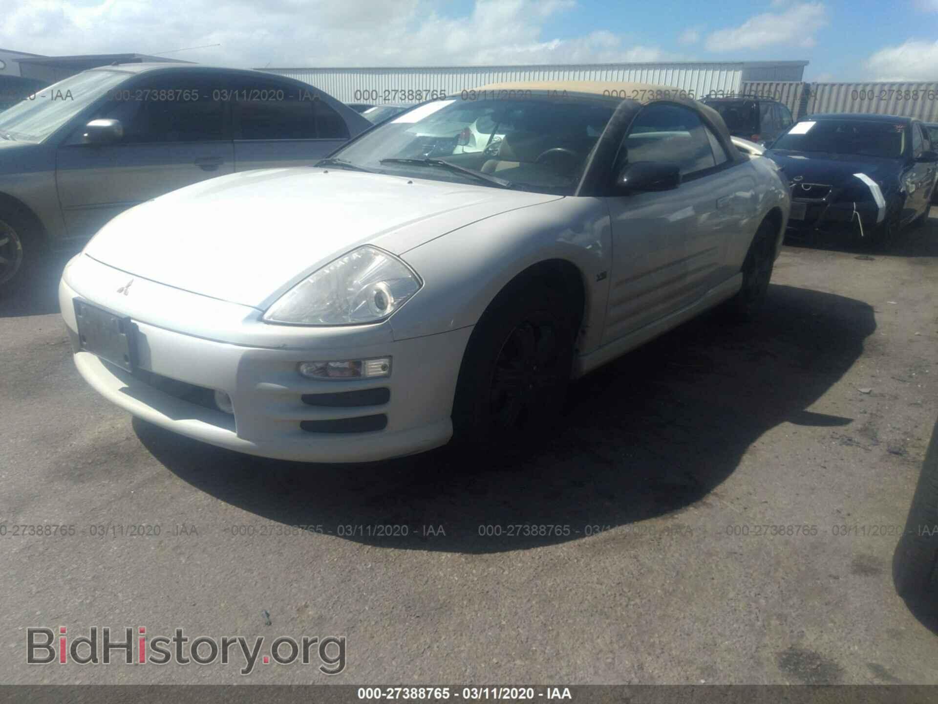 2001 MITSUBISHI ECLIPSE - VIN: 4A3AE85H91E067992 - Photo 2