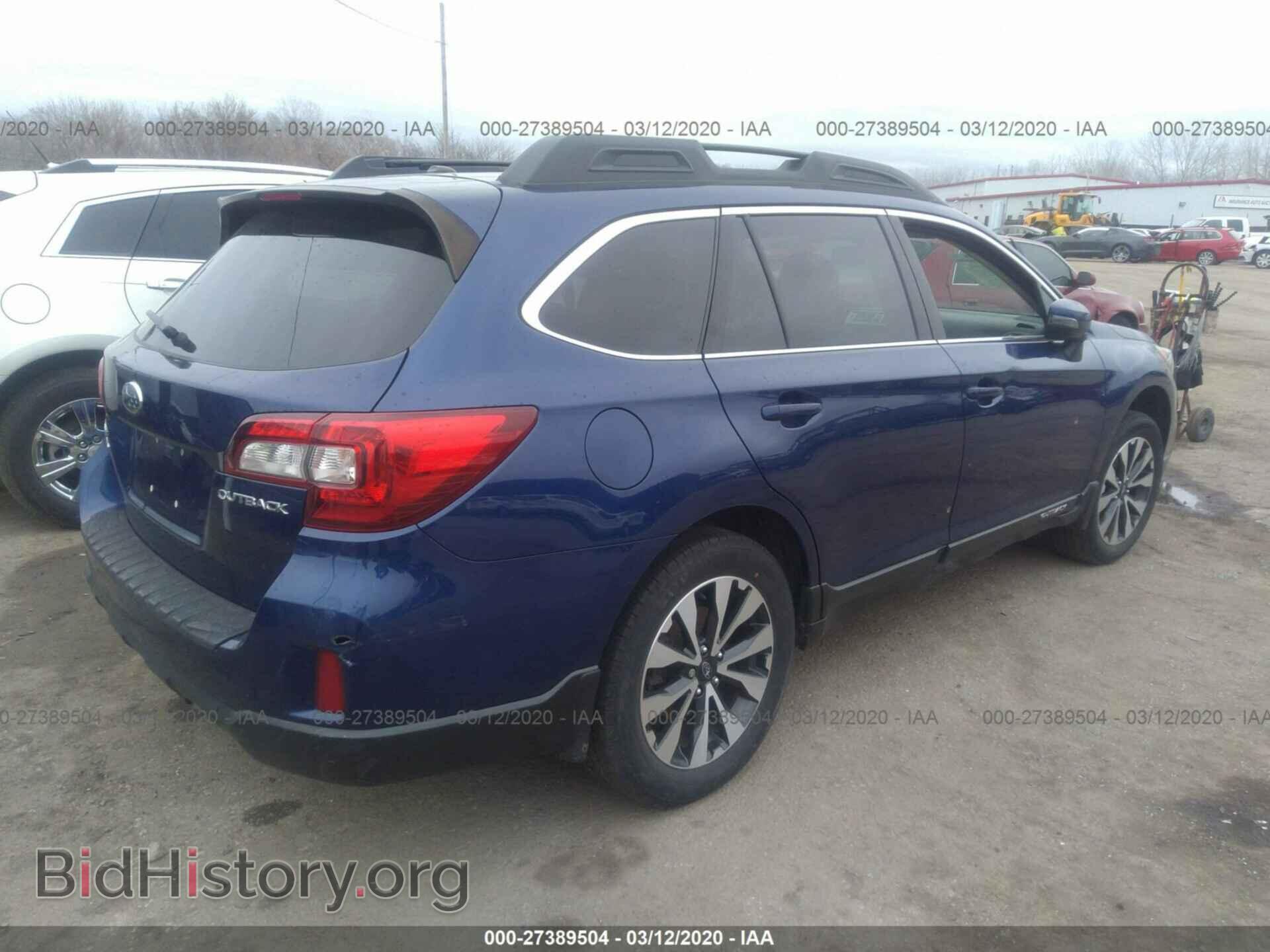 2015 SUBARU OUTBACK - VIN: 4S4BSBNC8F3271733 - Фото 4