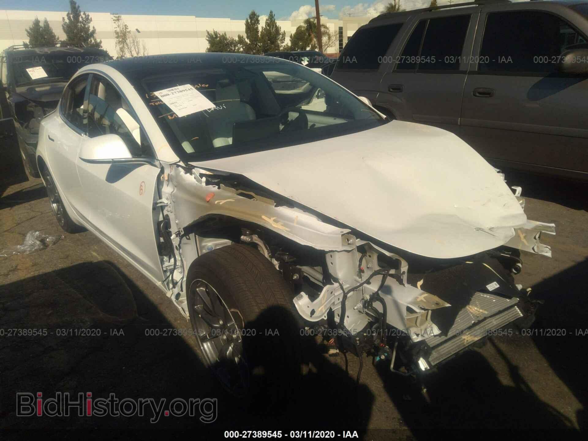 Photo 5YJ3E1EA8LF615228 - TESLA MODEL 3 2020