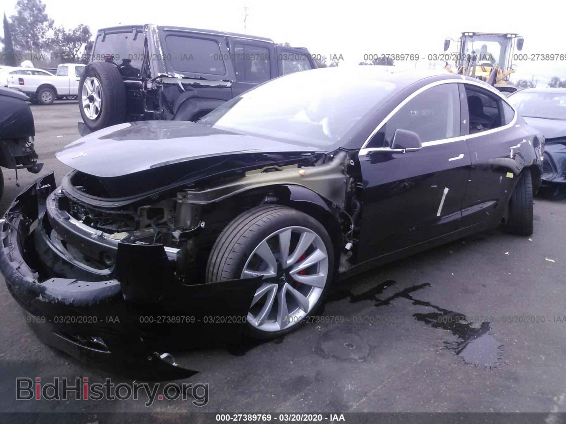 2019 TESLA MODEL 3 - VIN: 5YJ3E1EB8KF425520 - Фото 2