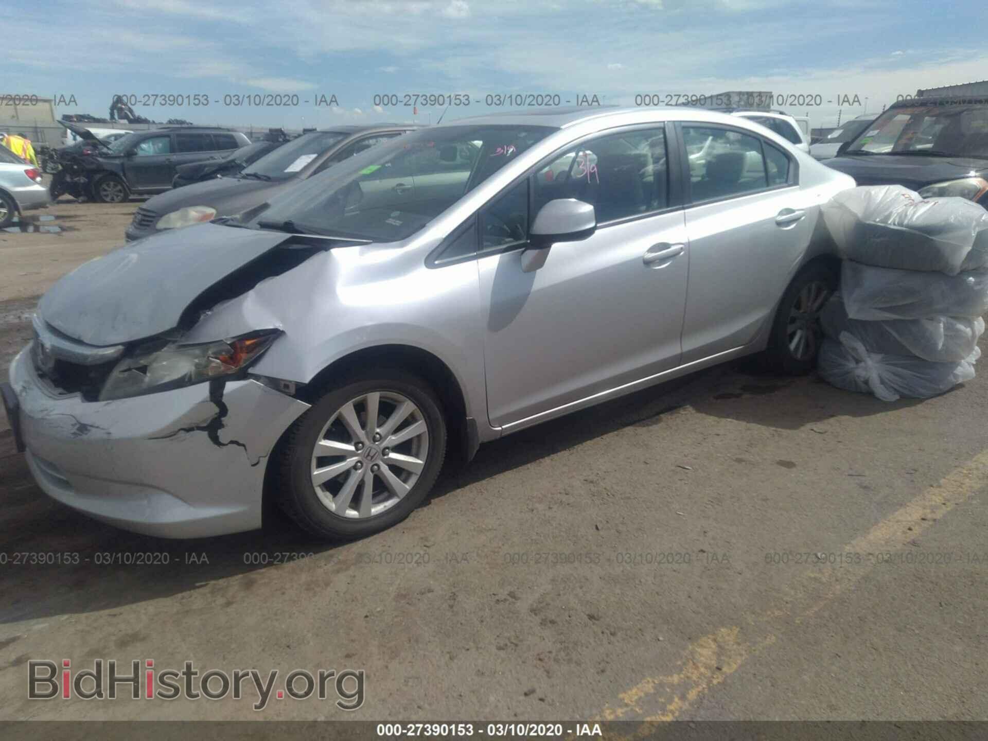 2012 HONDA CIVIC - VIN: 2HGFB2F89CH307889 - Фото 2