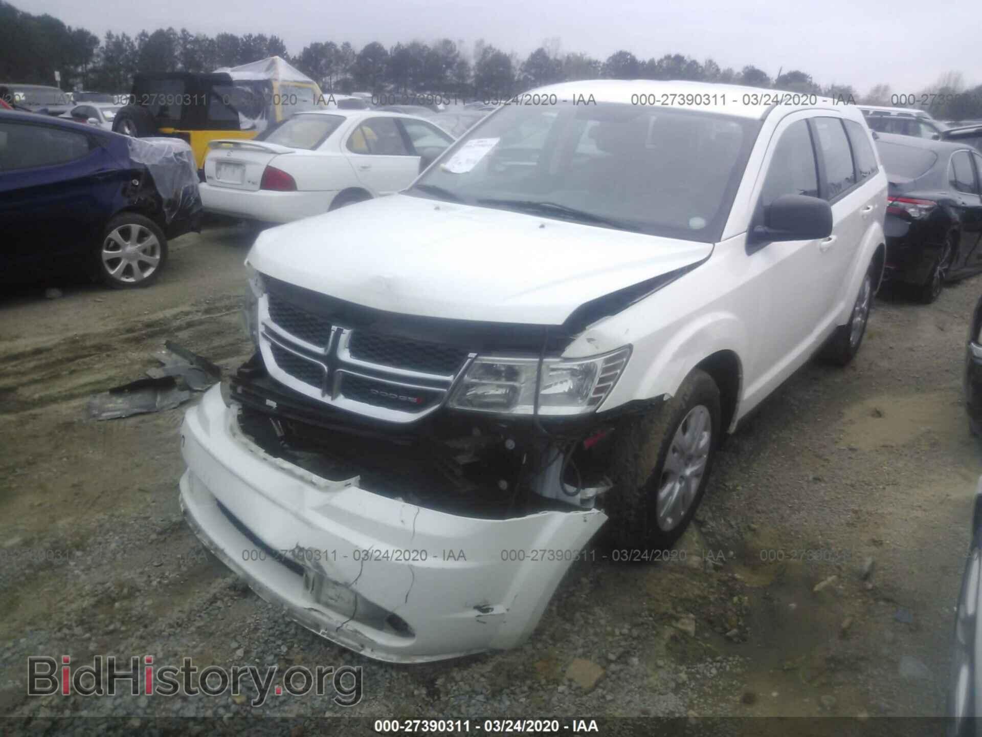 2014 DODGE JOURNEY - VIN: 3C4PDCAB2ET183299 - Фото 2