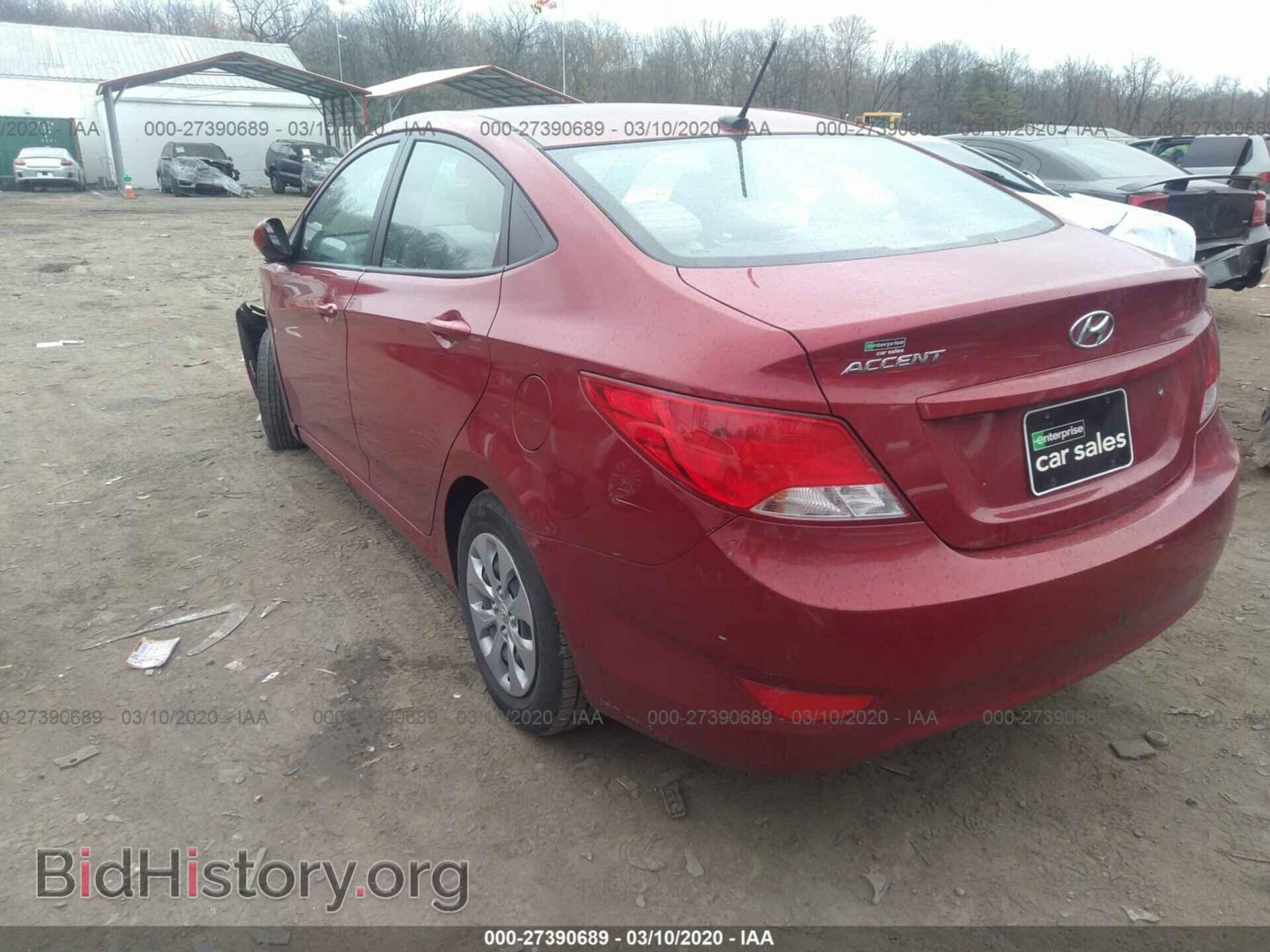 2017 HYUNDAI ACCENT - VIN: KMHCT4AE6HU376837 - Фото 3