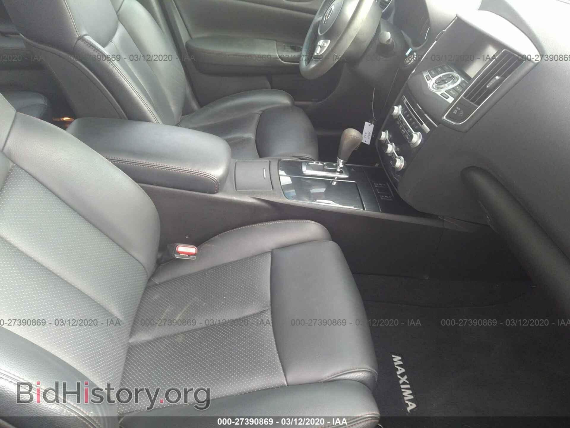 2012 NISSAN MAXIMA - VIN: 1N4AA5AP4CC859532 - Photo 5