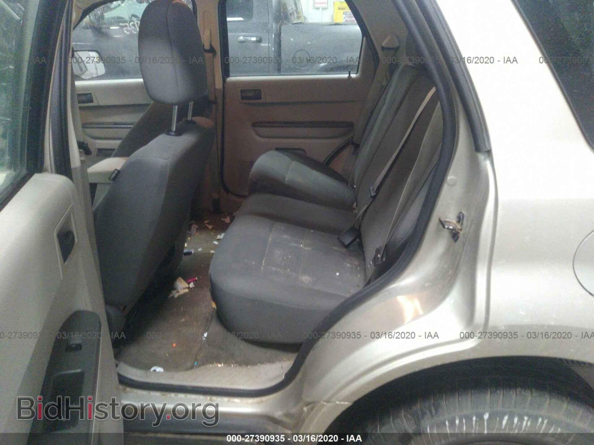 2011 FORD ESCAPE - VIN: 1FMCU9C73BKB99059 - Фото 8