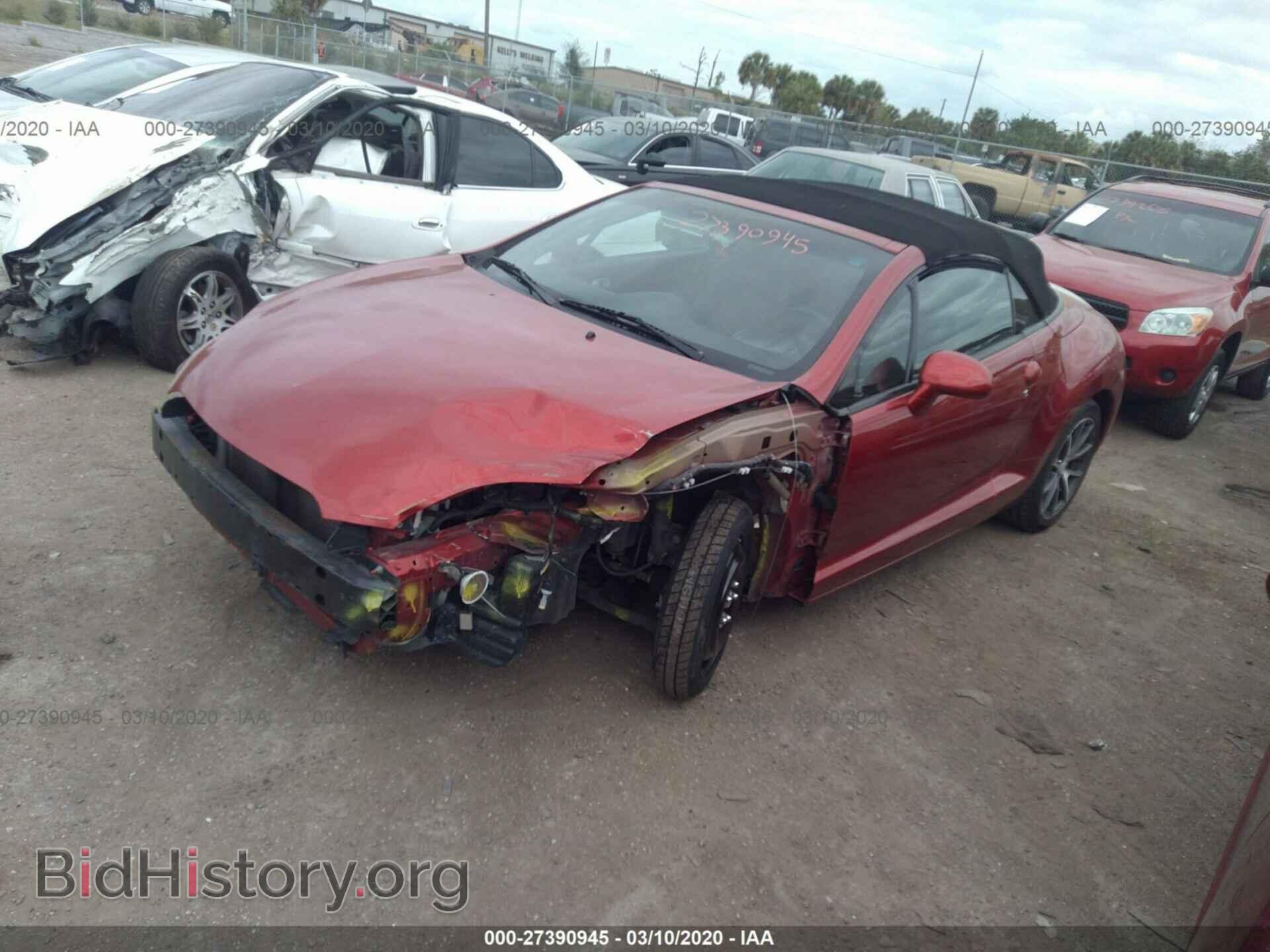 2011 MITSUBISHI ECLIPSE - VIN: 4A37L5EF2BE006806 - Photo 2