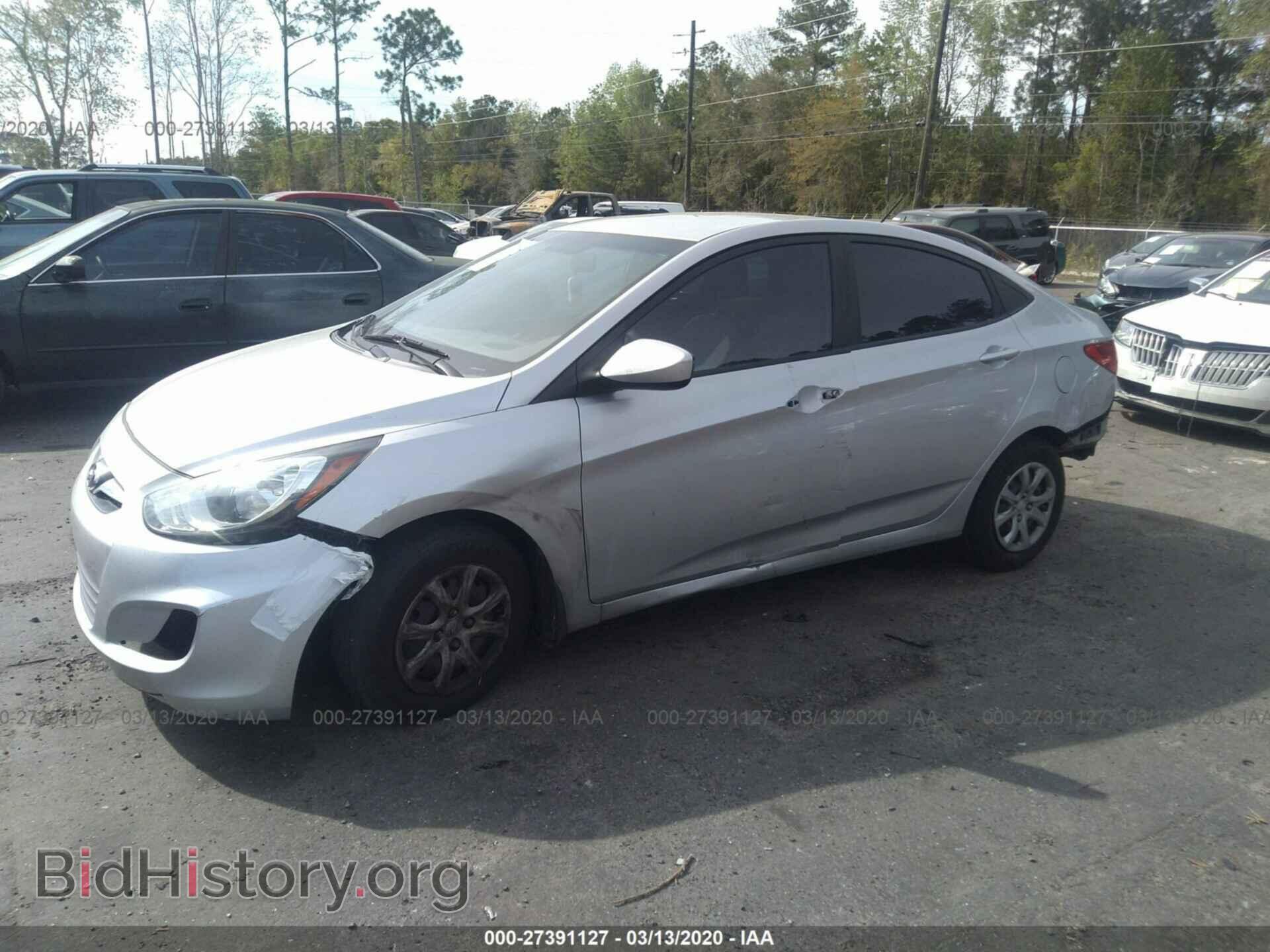 2014 HYUNDAI ACCENT - VIN: KMHCT4AE7EU737892 - Фото 2