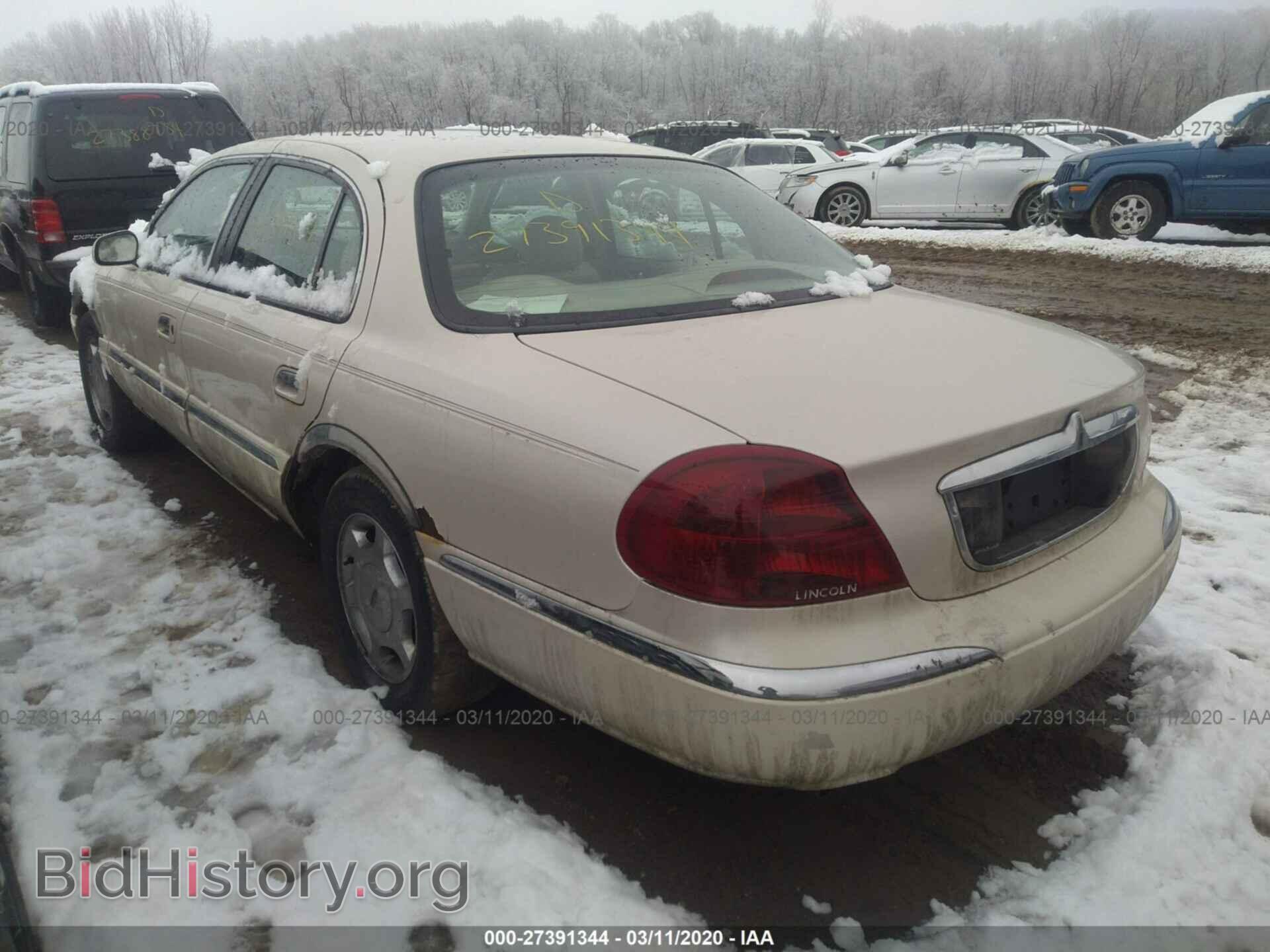 2002 LINCOLN CONTINENTAL - VIN: 1LNHM97V32Y606812 - Фото 3