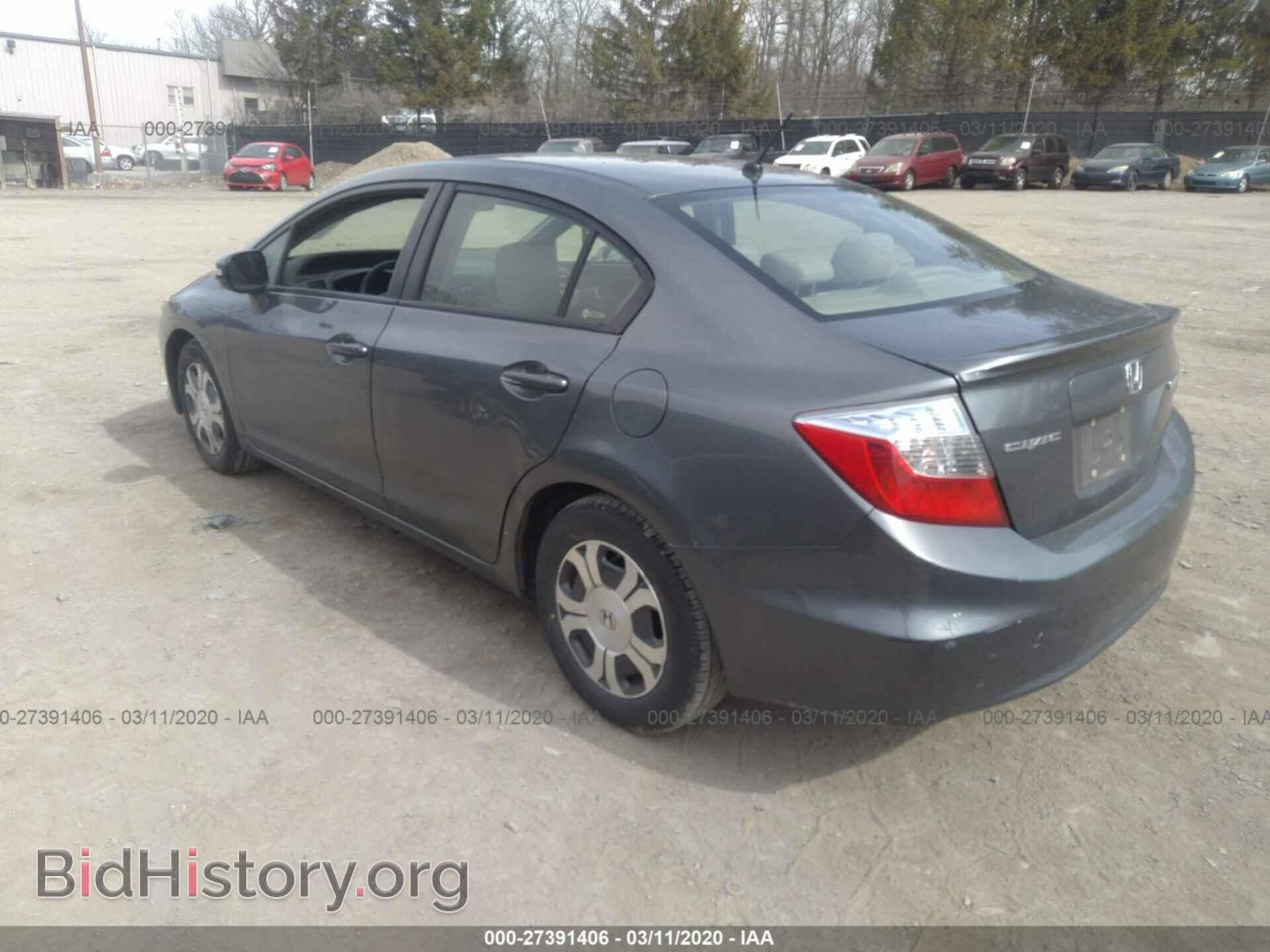 2012 HONDA CIVIC - VIN: JHMFB4F28CS010108 - Фото 3