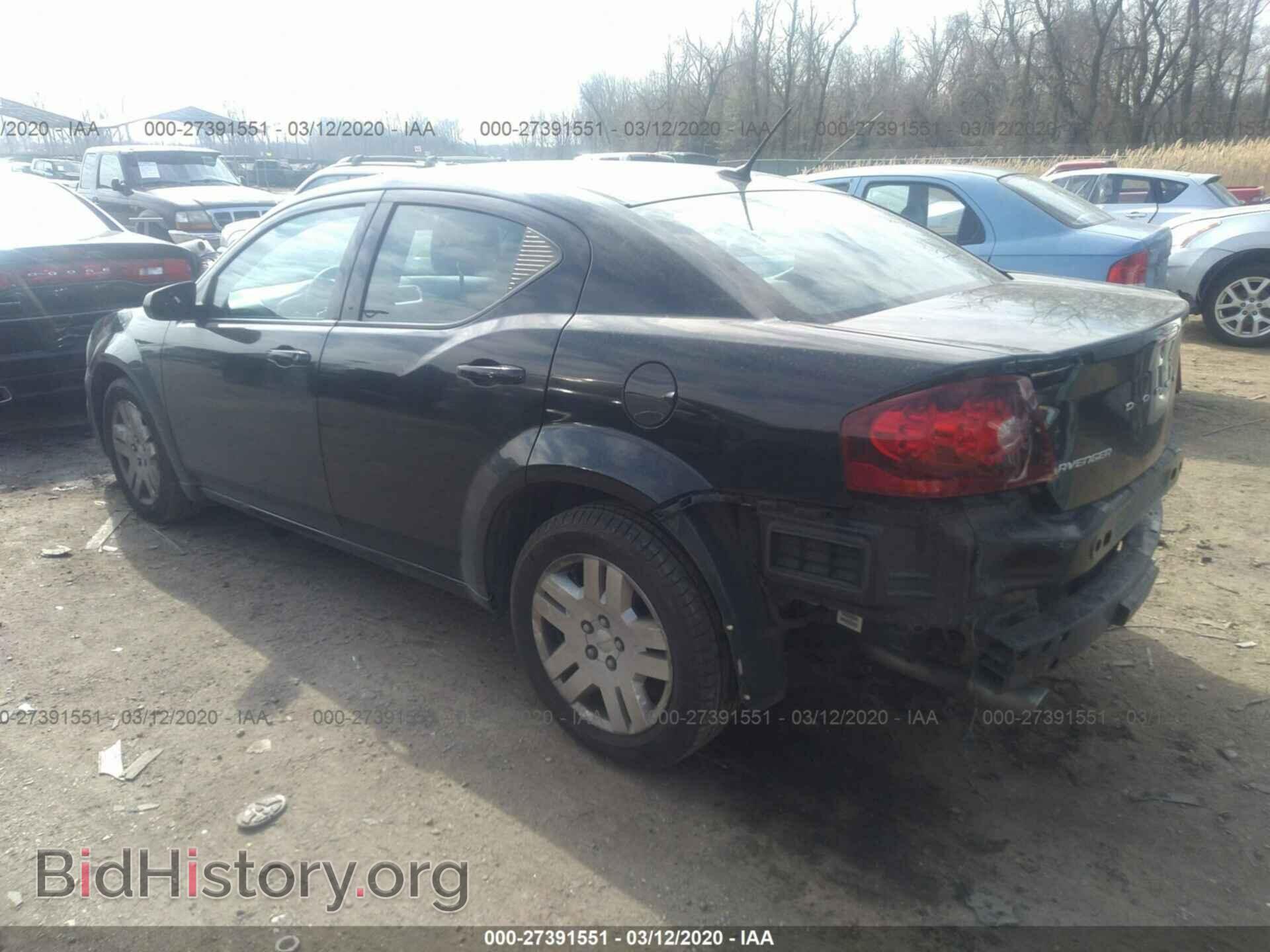 2013 DODGE AVENGER - VIN: 1C3CDZAG5DN747883 - Фото 3